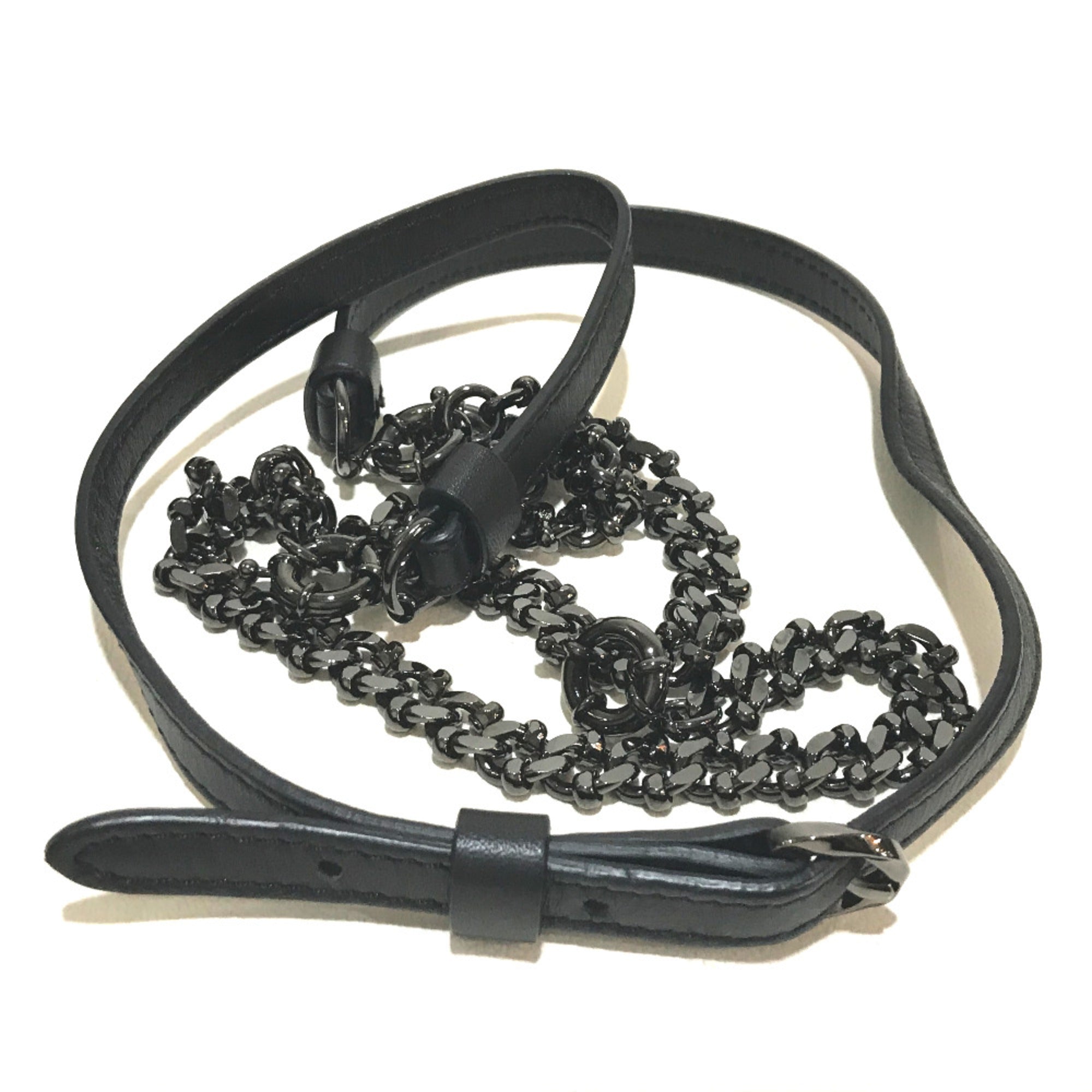 Christian Louboutin Black Leather Clutch Bag (Pre-Owned)