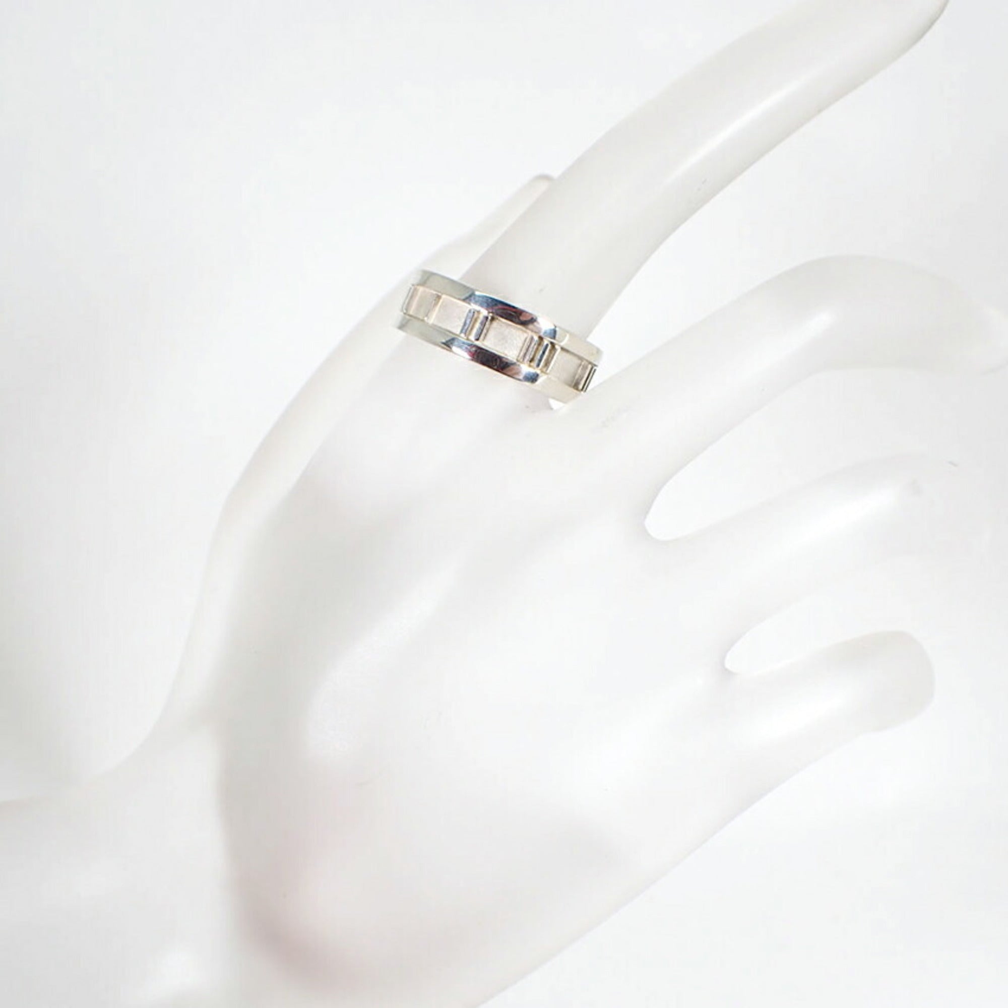 Tiffany Sterling Silver 925 Band Ring (Pre-Owned)
