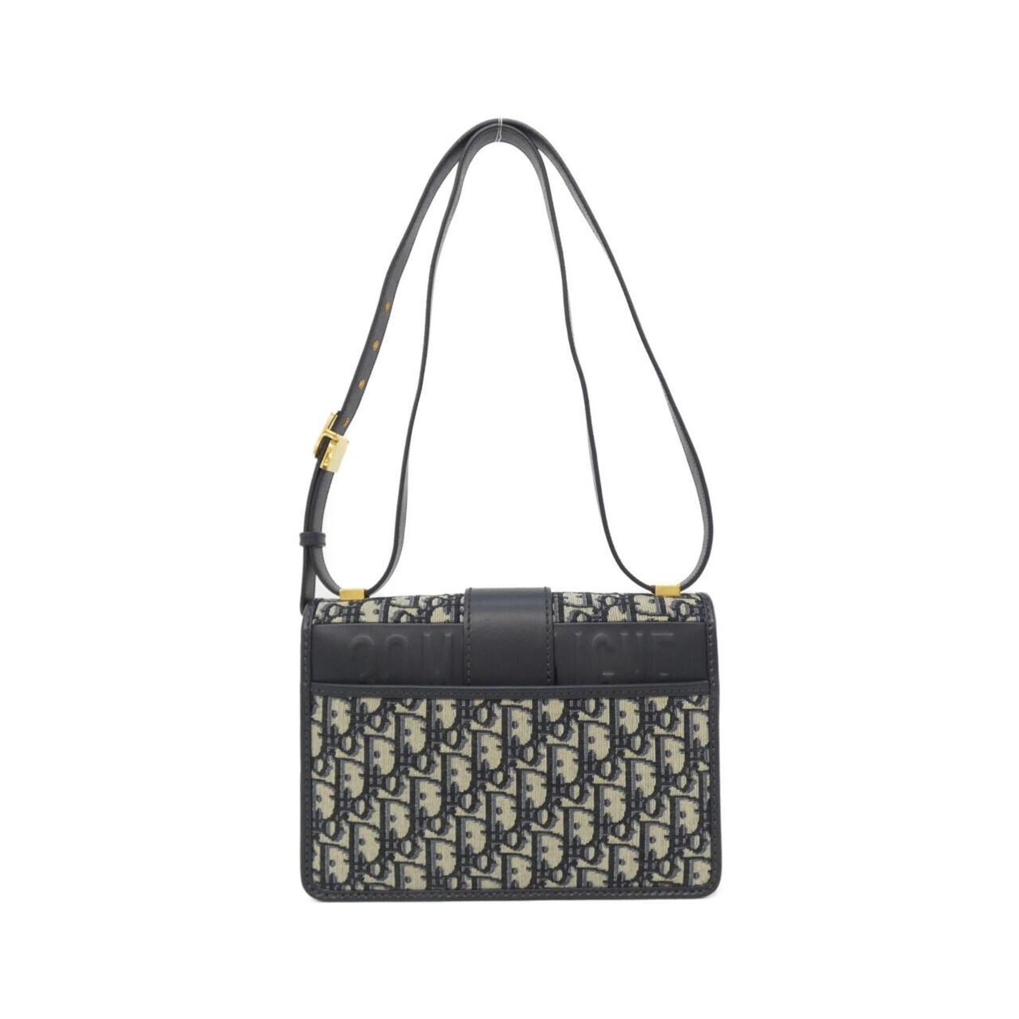Christian Dior Blue Canvas Shoulder Bag (Pre-Owned)