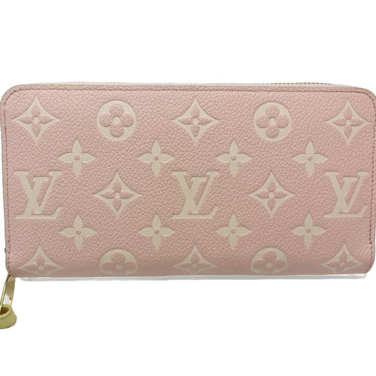 Louis Vuitton Beige Pink Yellow Monogram Empreinte Long Wallet (Bi-Fold) (Pre-Owned)