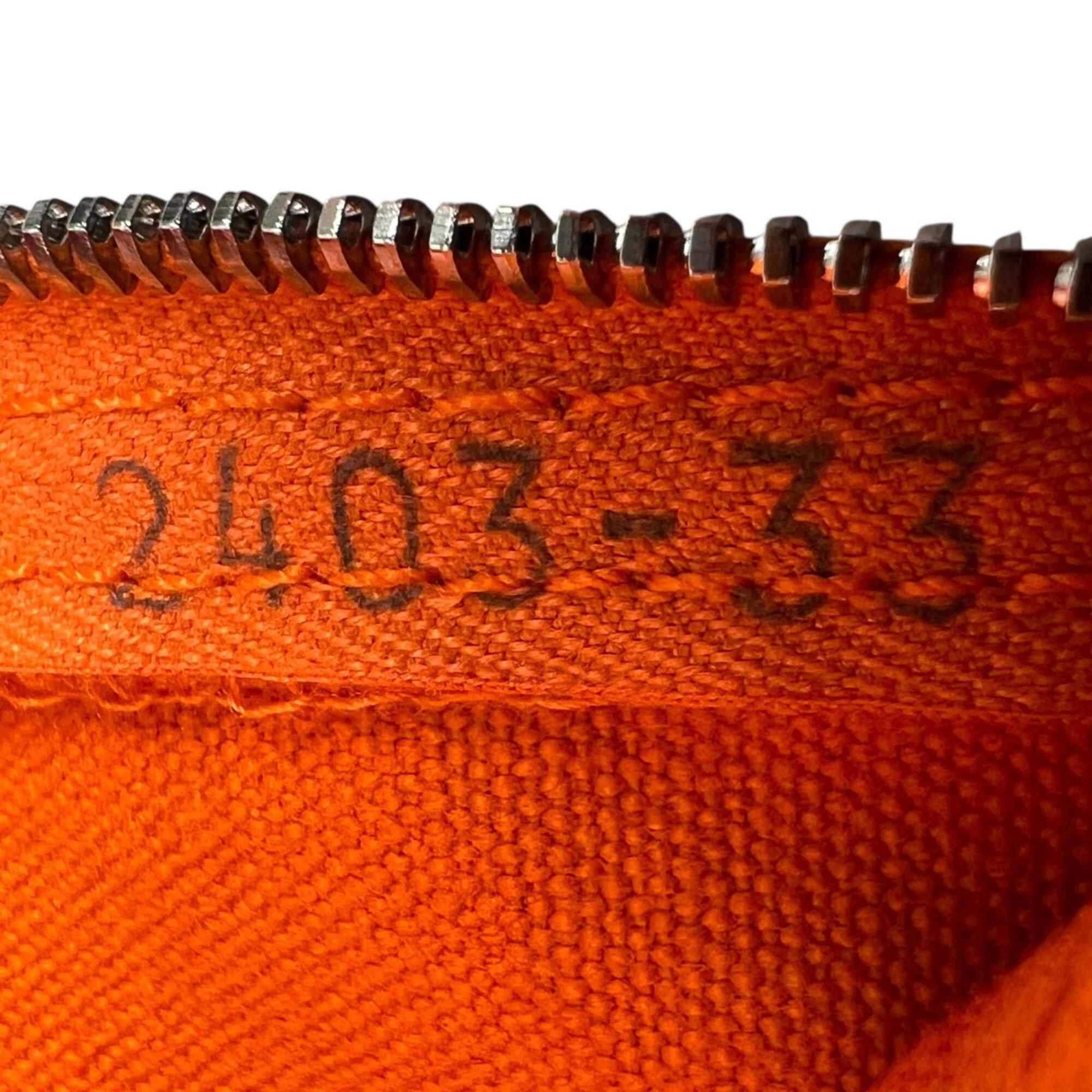 Hermes Orange Cotton Pouch (Pre-Owned)
