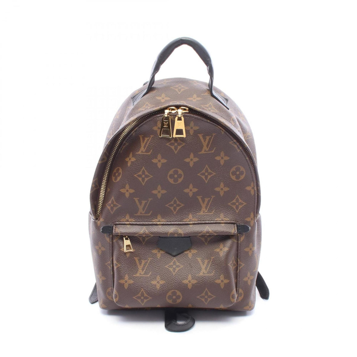 Louis Vuitton Black Brown Monogram Monogram Leather Backpack (Pre-Owned)