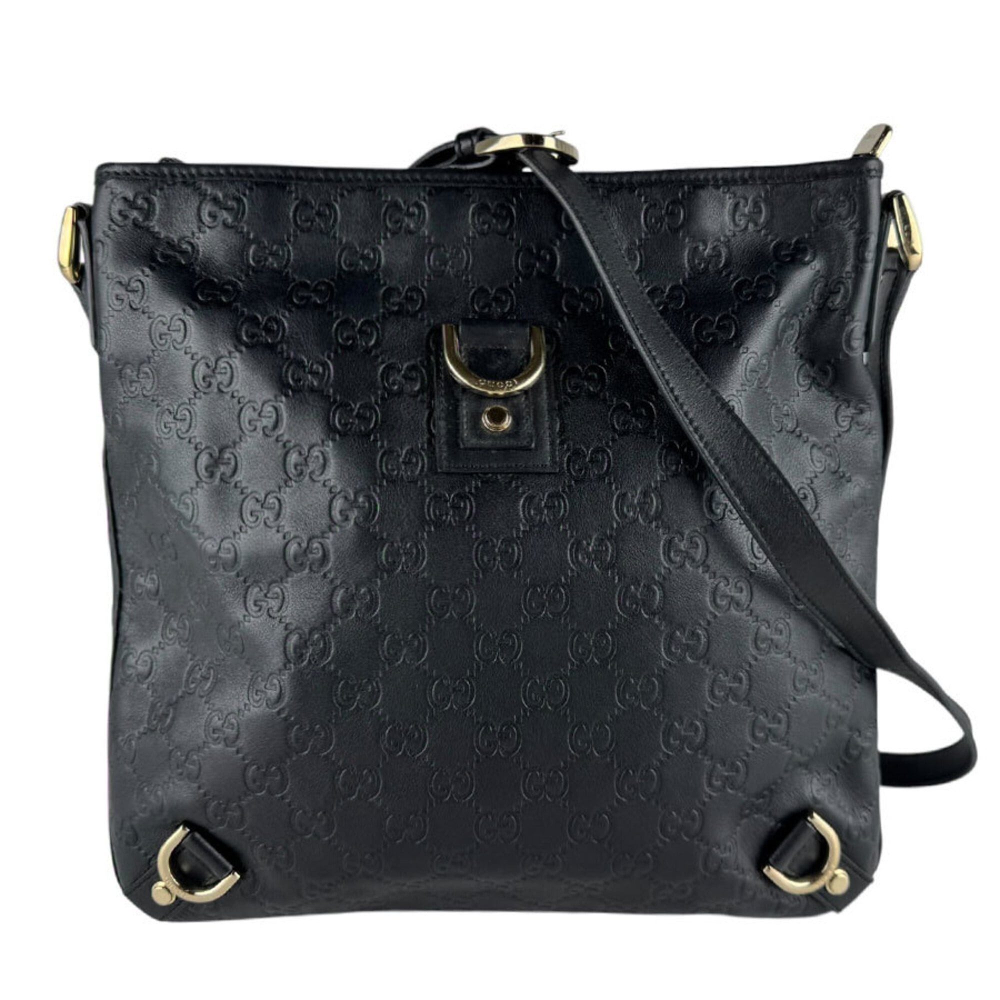 Gucci Black Leather Shoulder Bag (Pre-Owned)