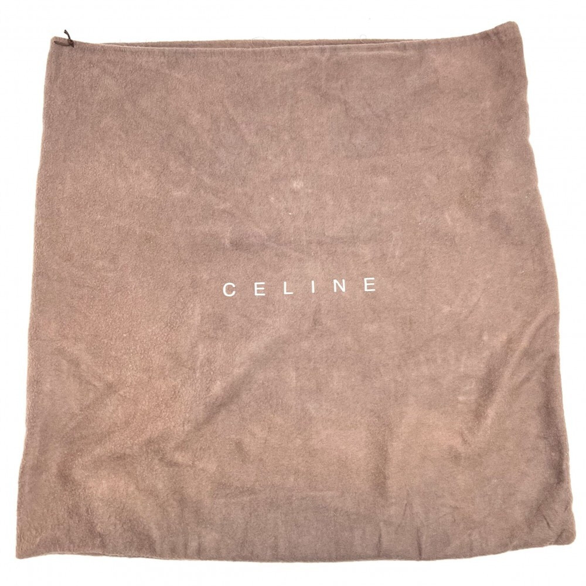 Celine Beige Black Leather Handbag (Pre-Owned)