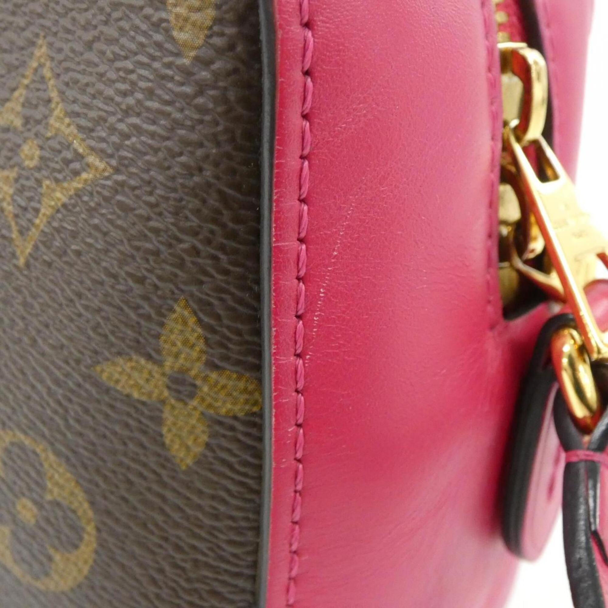 Louis Vuitton Monogram Brown Coated Canvas Shoulder Bag (Pre-Owned)