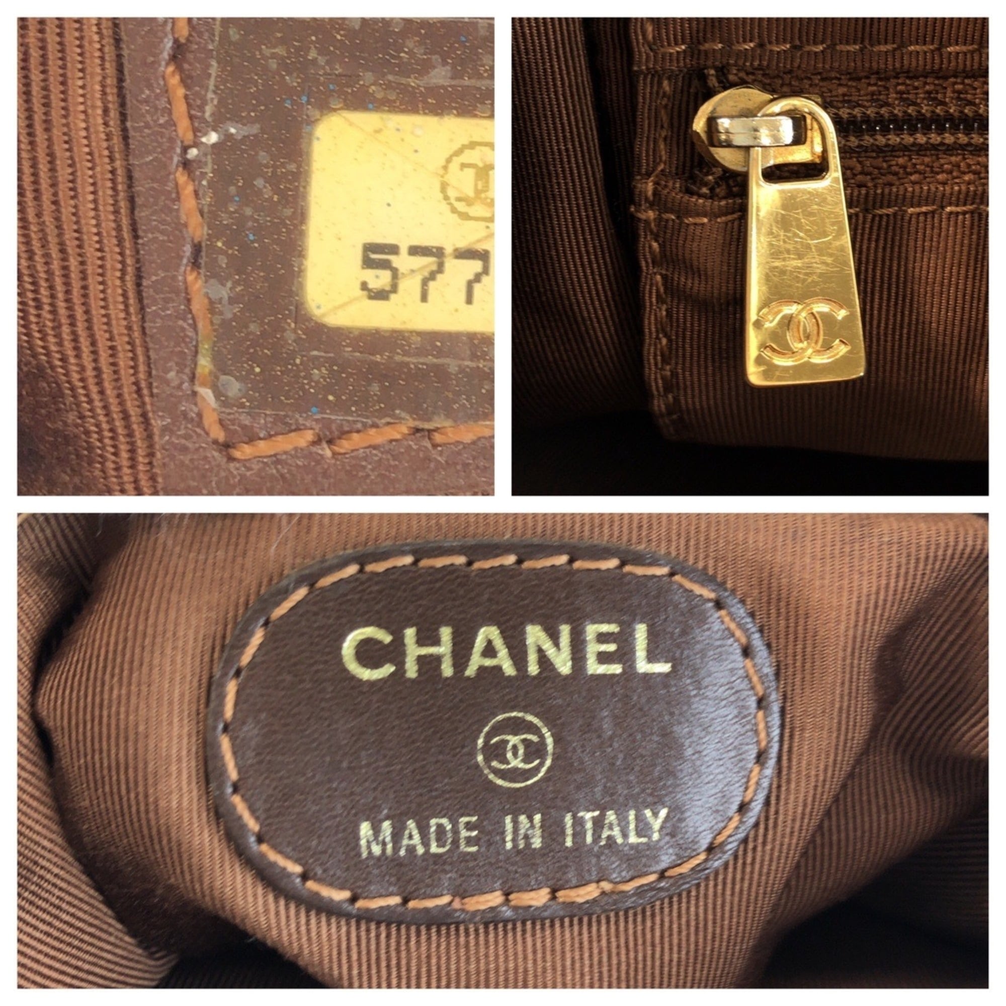 Chanel Black Leather Pochette Shoulder Bag (Pre-Owned)