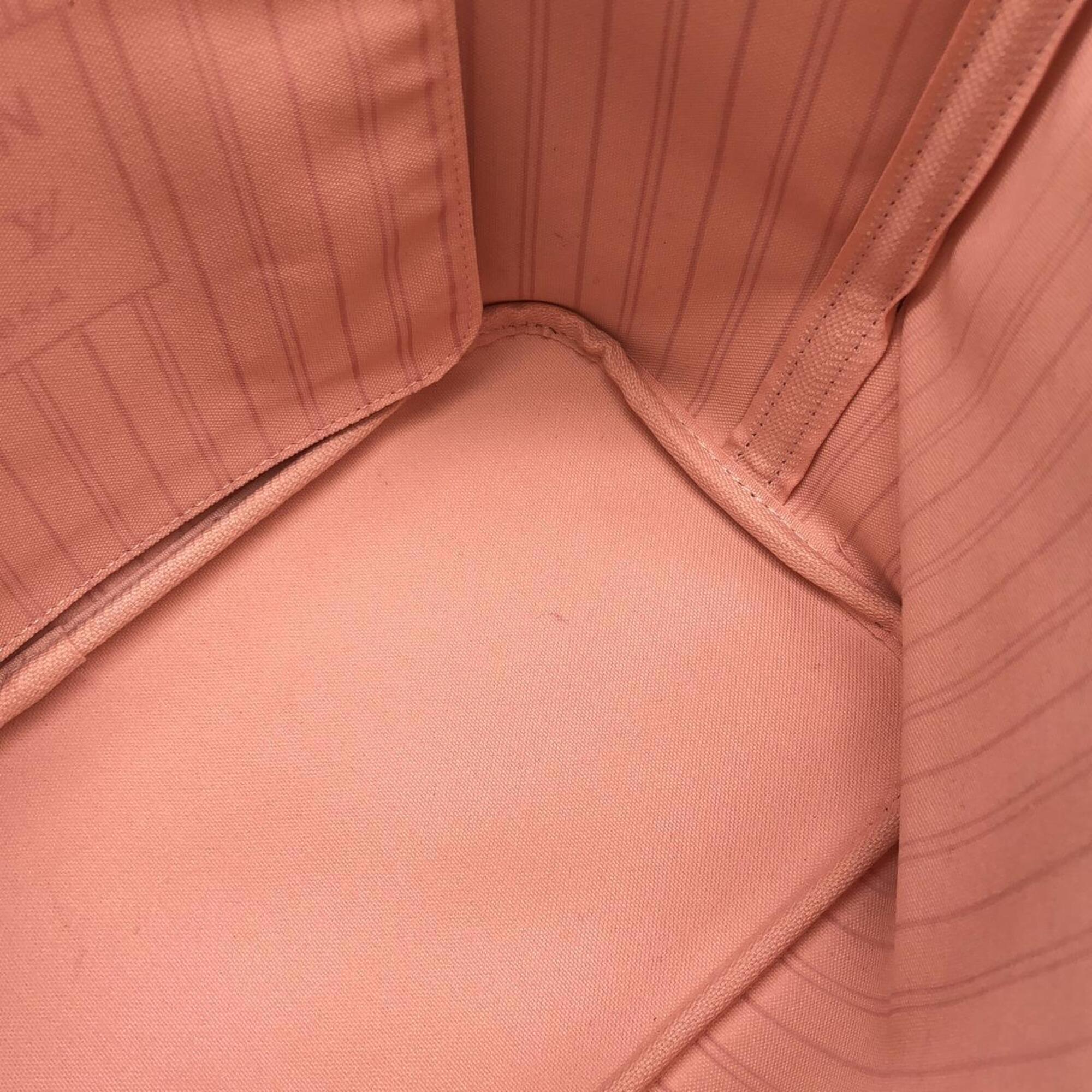Louis Vuitton Damier Ebene Rose Ballerine Coated Canvas Handbag Pouch (Pre-Owned)