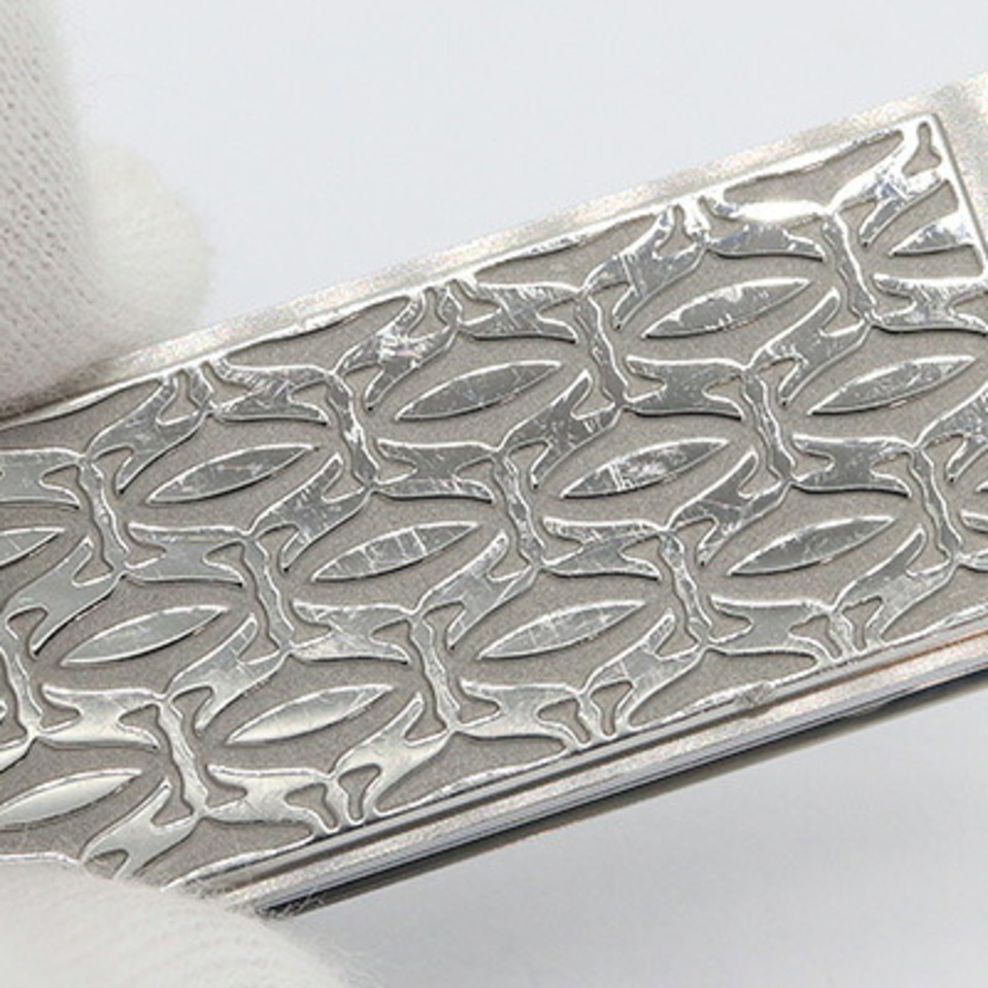 Cartier C De Cartier Silver Stainless Steel Money Clip (Pre-Owned)