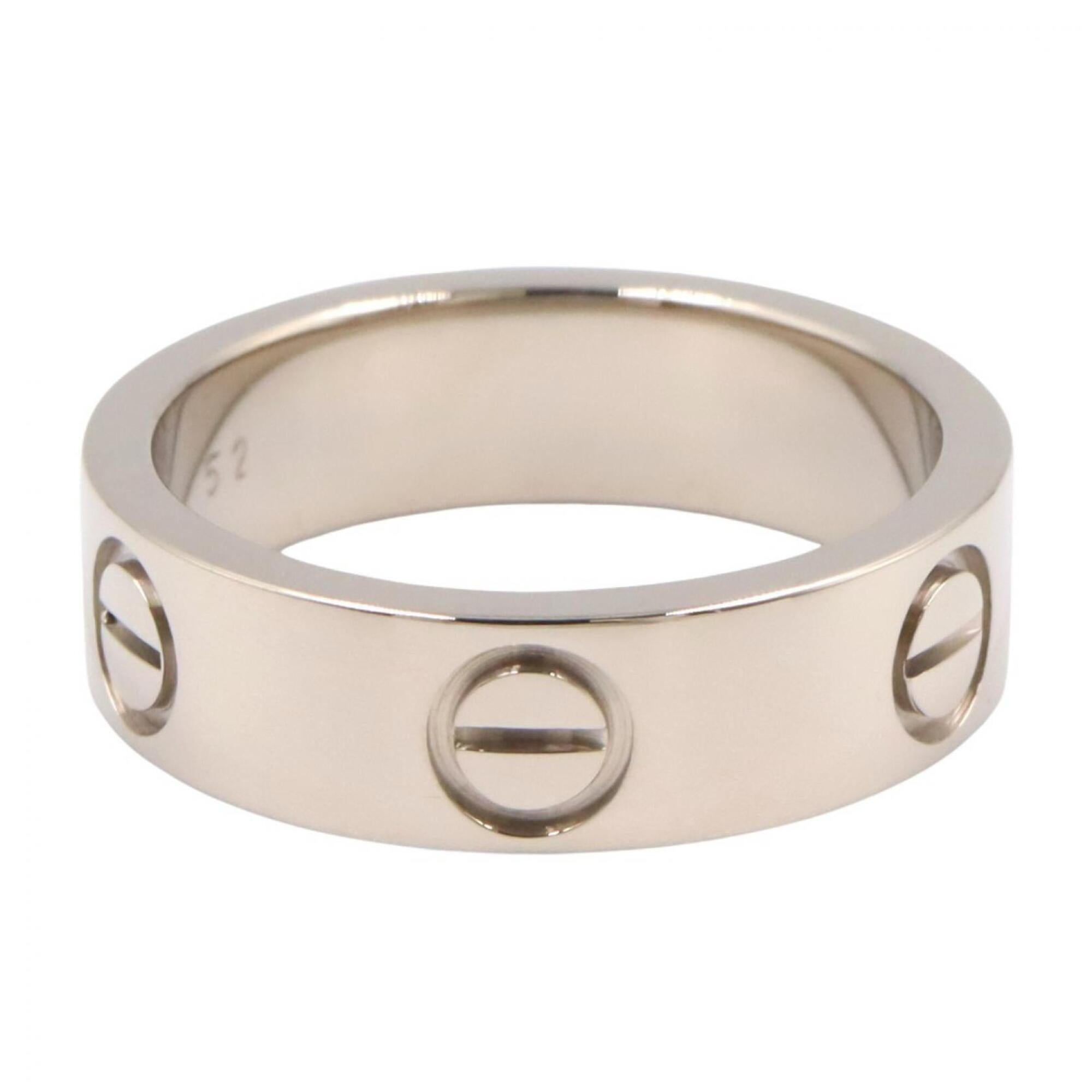 Cartier Silver White Gold (18K) Band Ring (Pre-Owned)