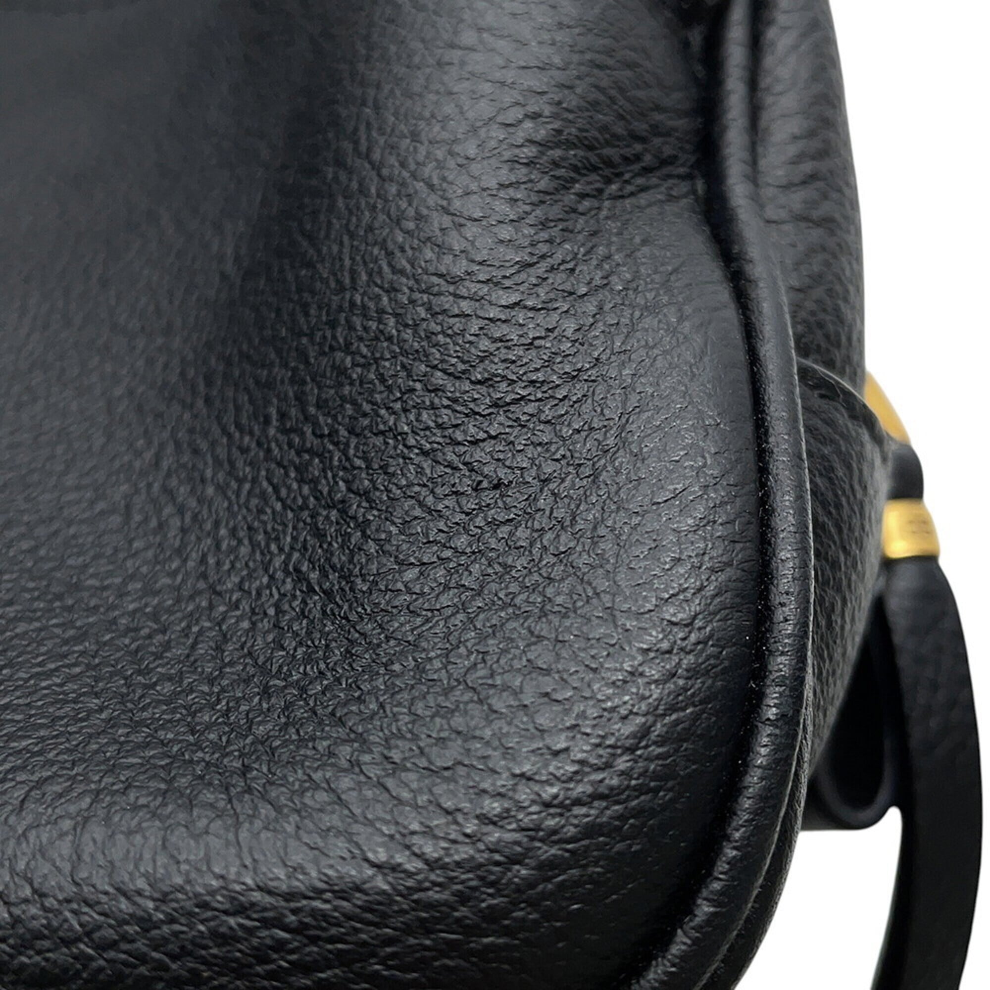 Balenciaga Black Leather Shoulder Bag (Pre-Owned)