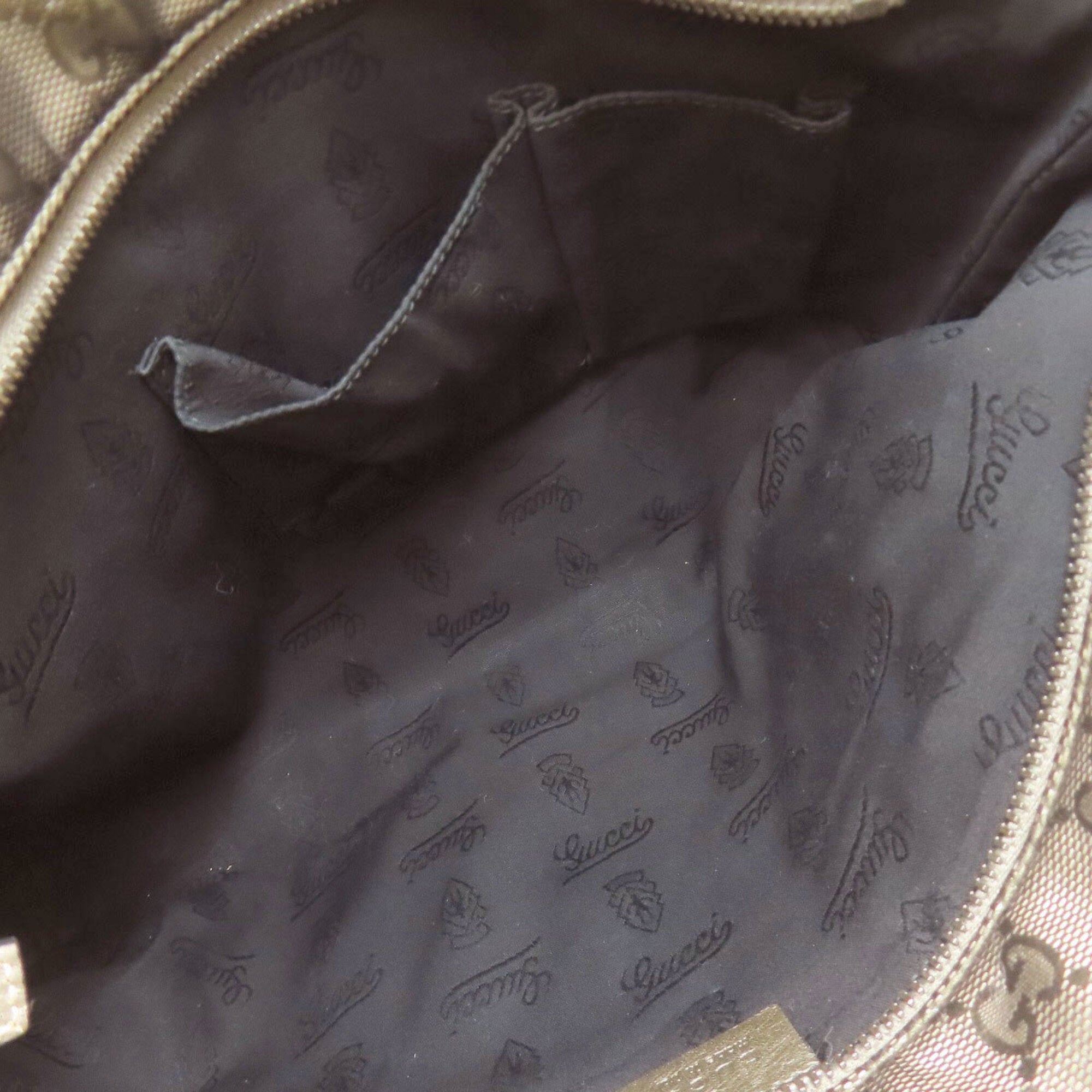 Gucci Bronze Pvc Handbag (Pre-Owned)