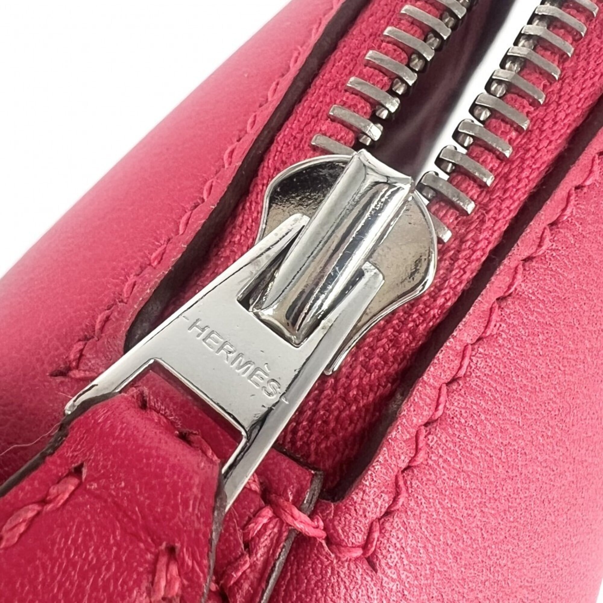 Hermes Pink Swift Leather Handbag Shoulder Bag (Pre-Owned)