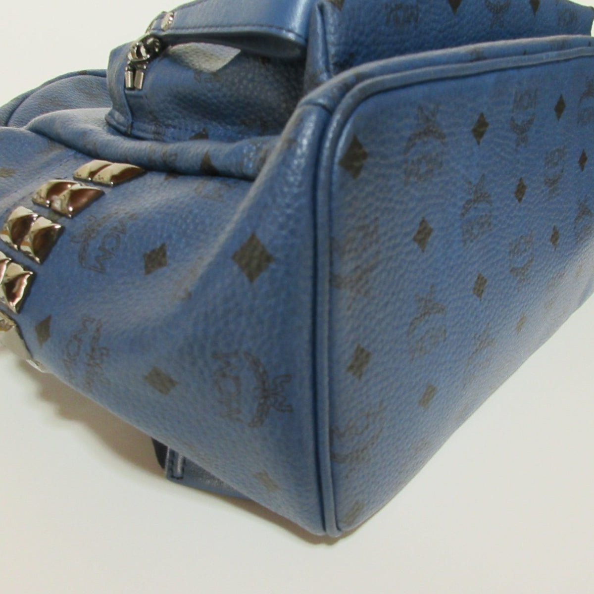 Mcm Visetos Navy Backpack (Pre-Owned)