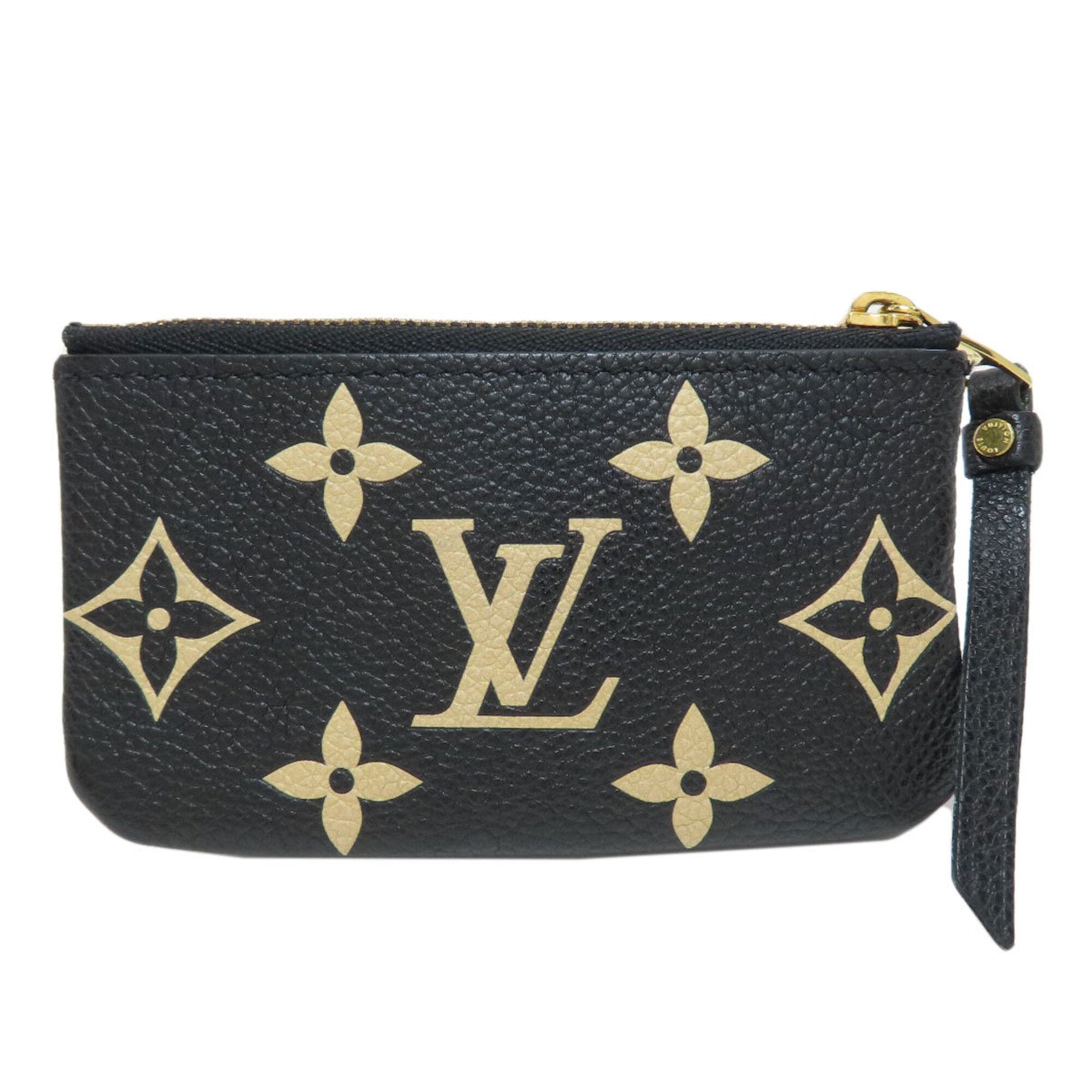 Louis Vuitton Empreinte Beige Black Monogram Empreinte Coin Purse/Coin Case (Pre-Owned)