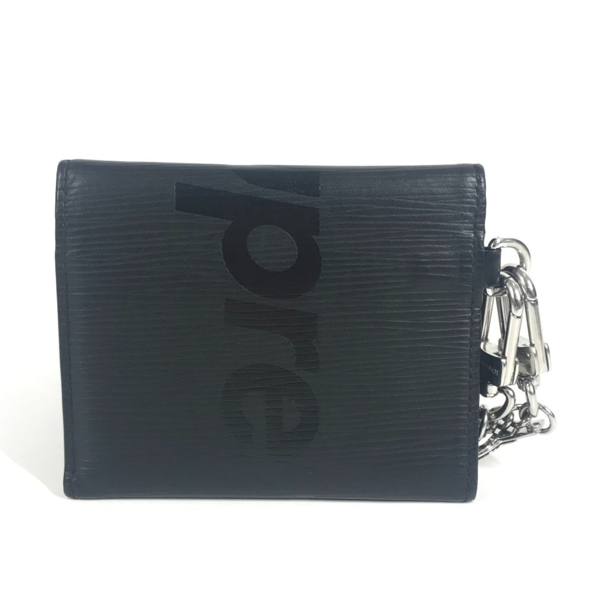 Louis Vuitton Epi Black Noir Epi Leather Chain/Shoulder Wallet (Pre-Owned)