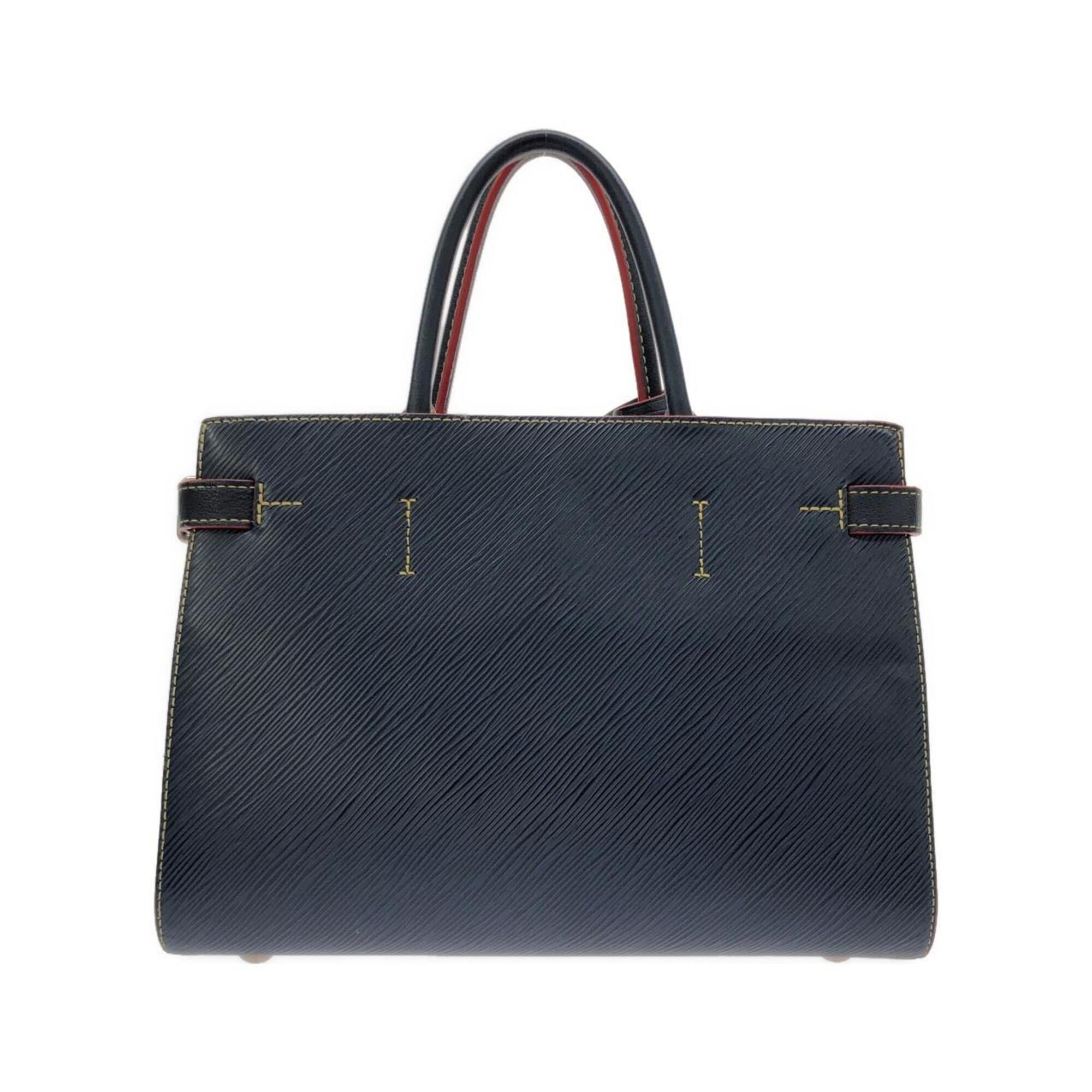 Louis Vuitton Blue Leather Handbag (Pre-Owned)