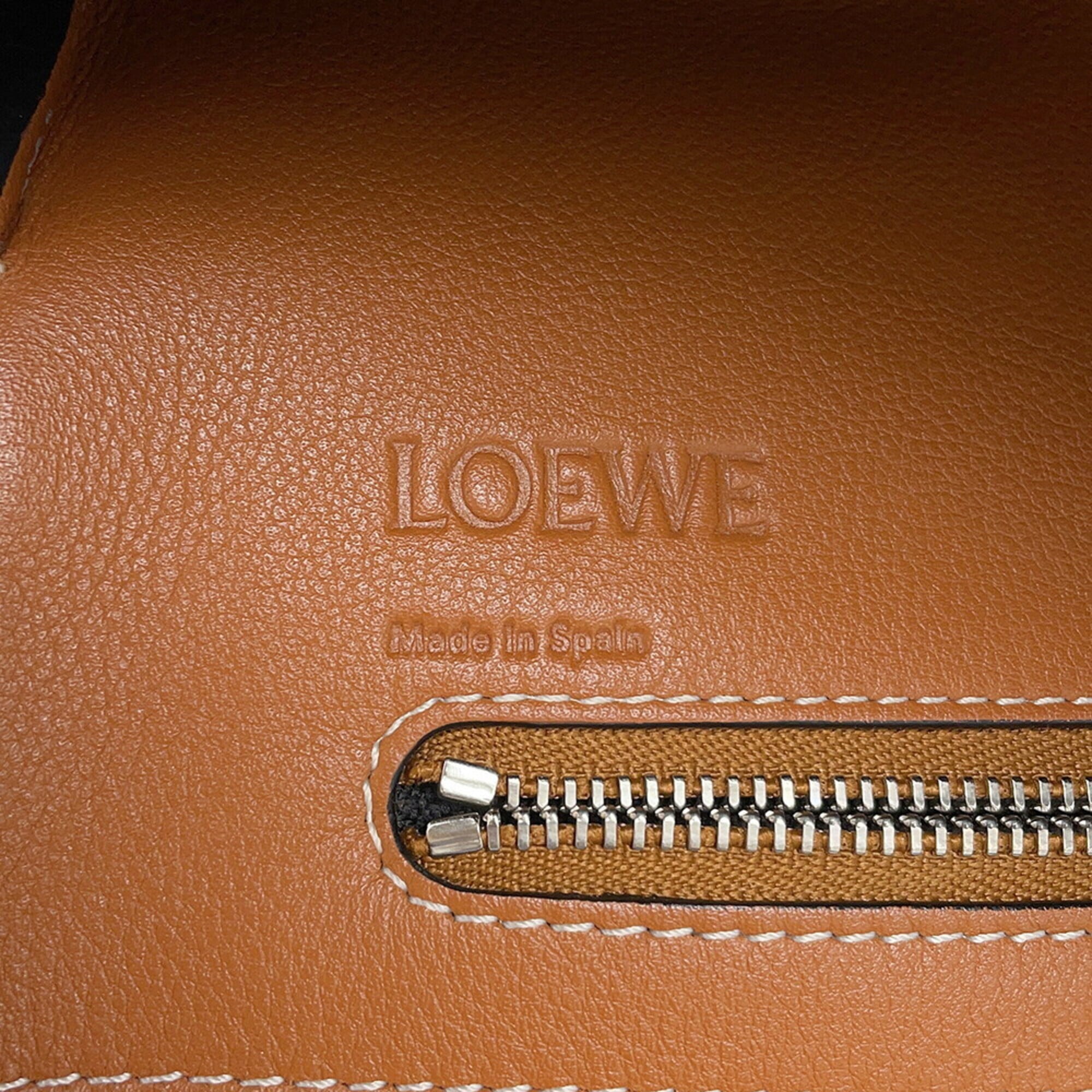 Loewe Blue Denim Leather Backpack (Pre-Owned)