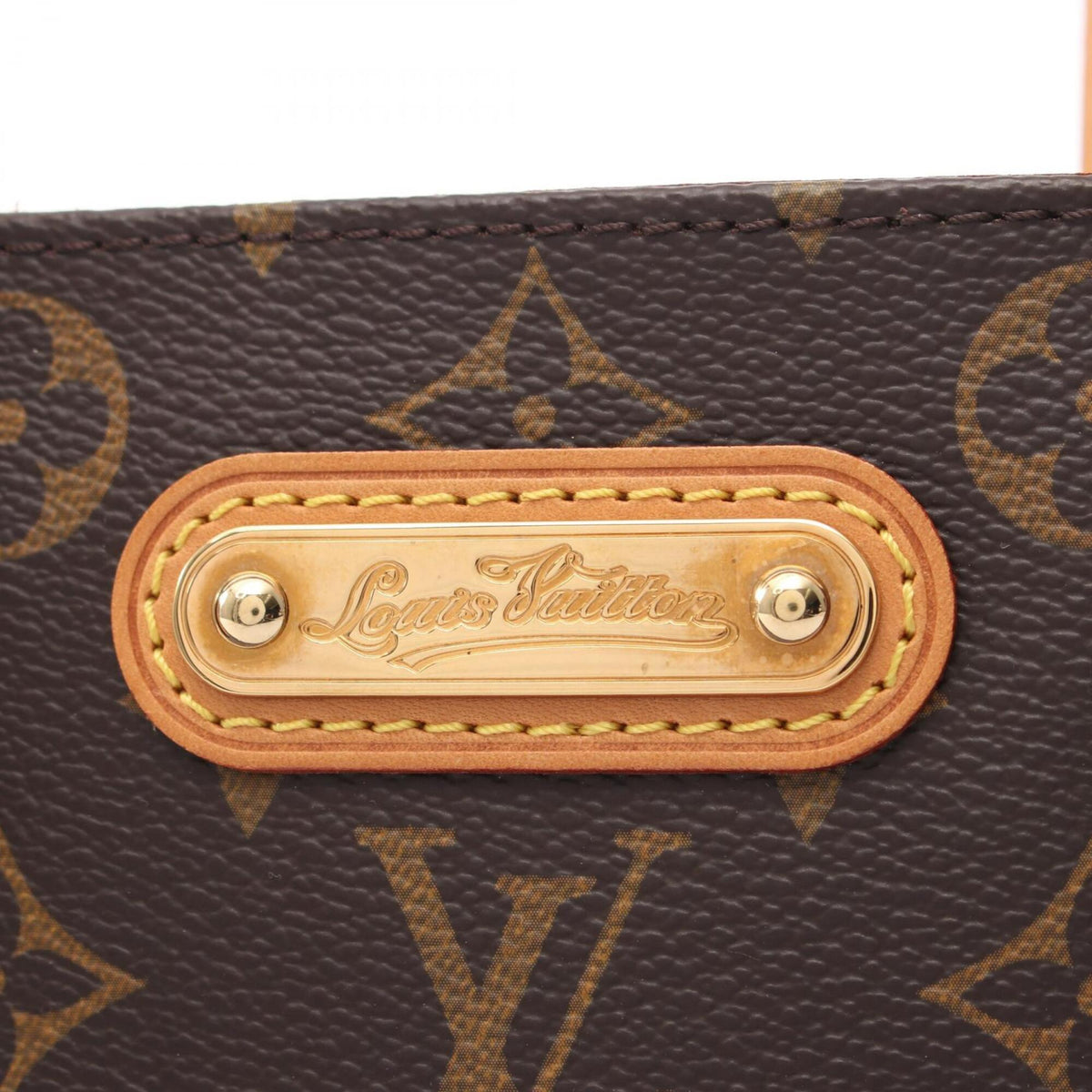 Louis Vuitton Brown Monogram Coated Canvas Leather Handbag (Pre-Owned)