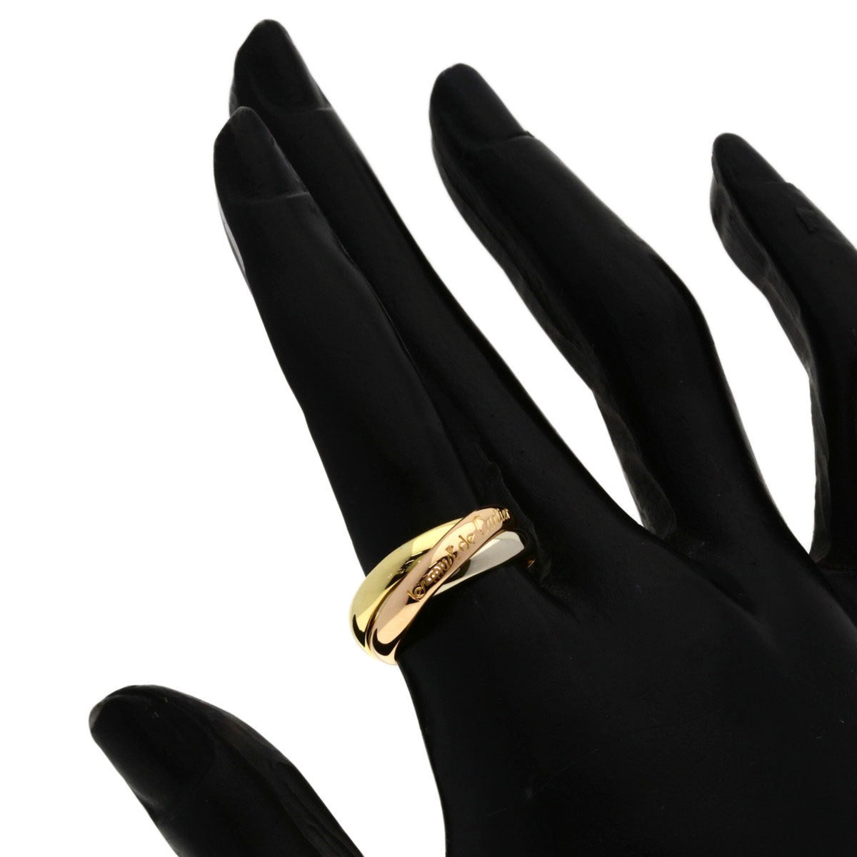 Cartier Trinity Yellow Gold (18K) Pink Gold (18K) White Gold (18K) Band Ring (Pre-Owned)