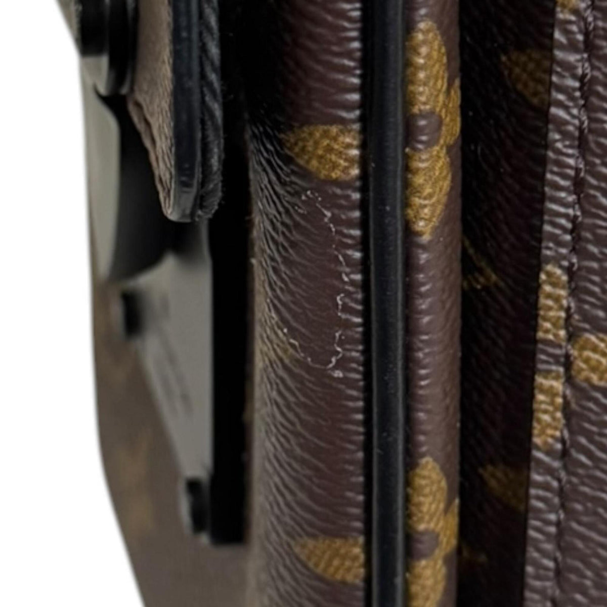Louis Vuitton Monogram Macassar Black Brown Shoulder Bag (Pre-Owned)