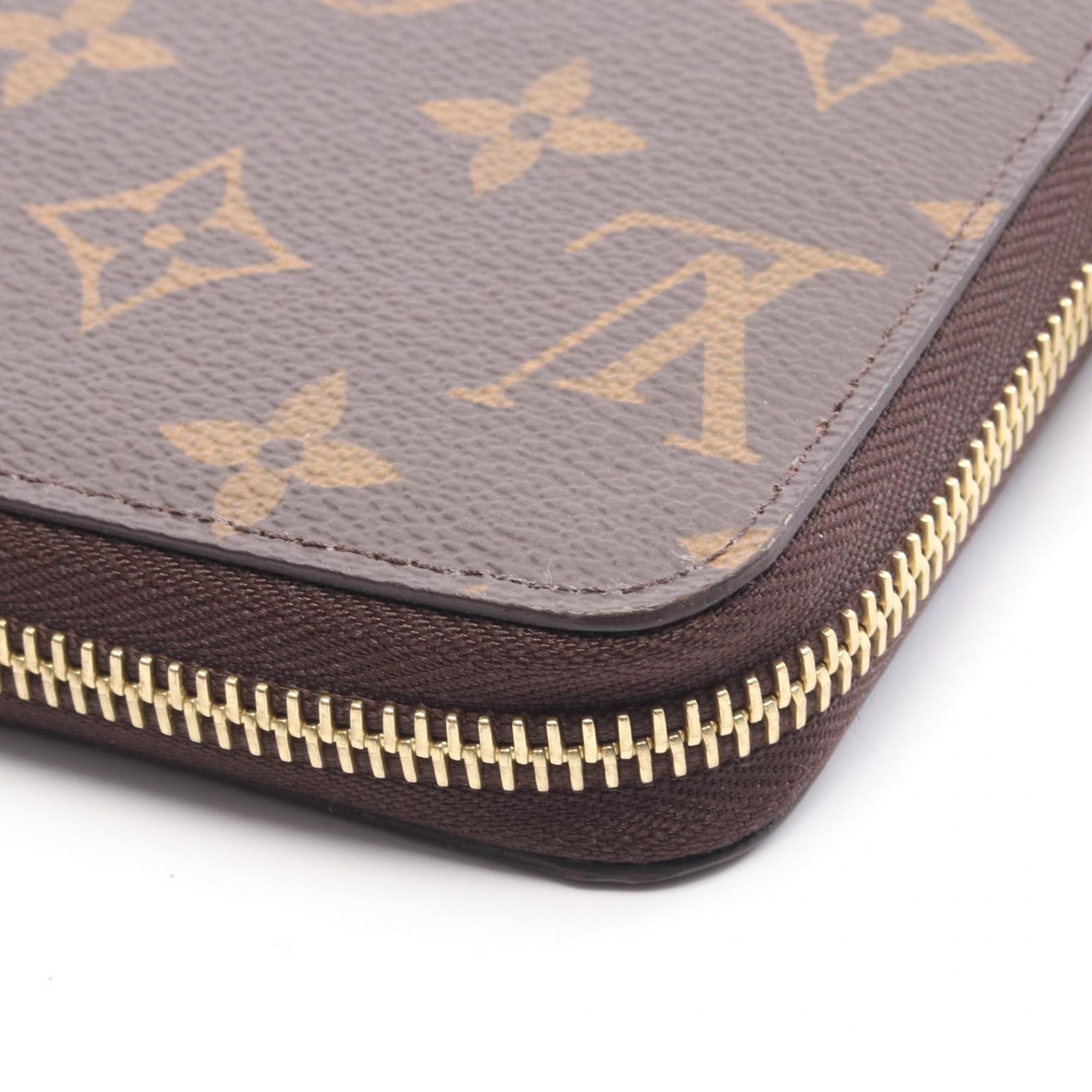 Louis Vuitton Brown Pink Rose Ballerine Monogram Leather Pvc Long Wallet (Bi-Fold) (Pre-Owned)