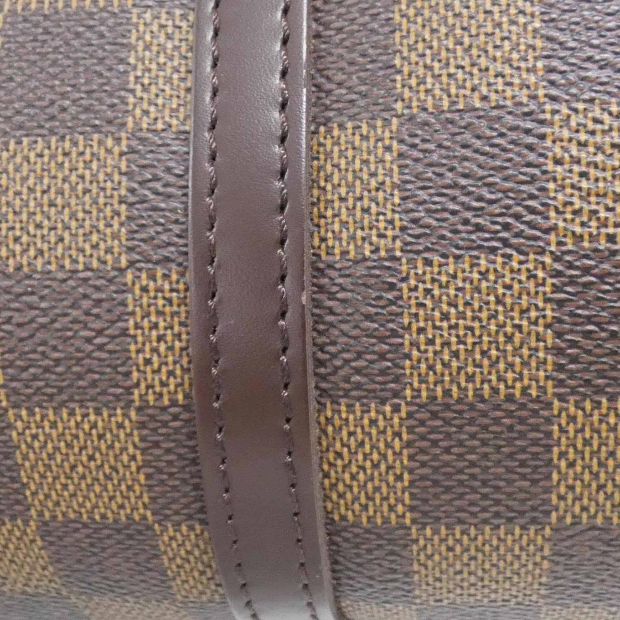 Louis Vuitton Ebene Coated Canvas Handbag Pouch (Pre-Owned)