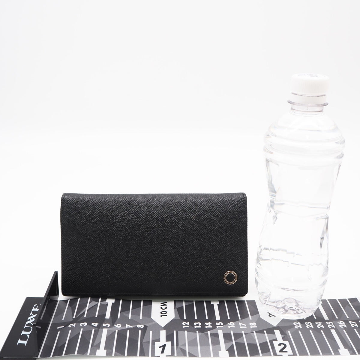 Bvlgari Bvlgari Bvlgari Black Blue Long Wallet (Bi-Fold) (Pre-Owned)
