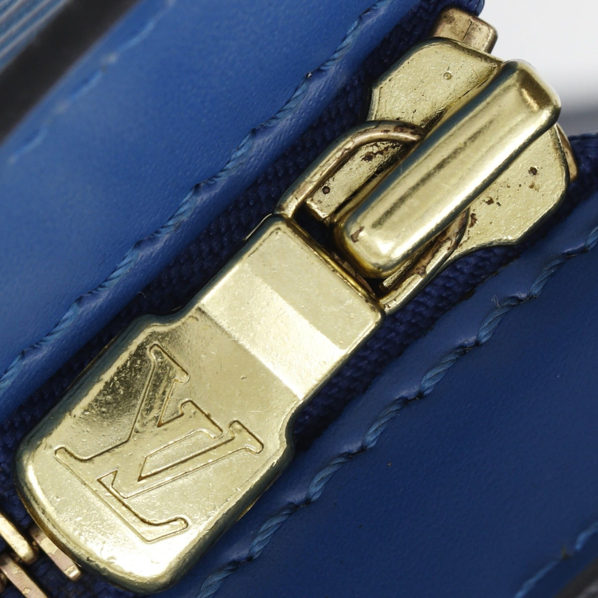 Louis Vuitton Toledo Blue Epi Leather Handbag (Pre-Owned)