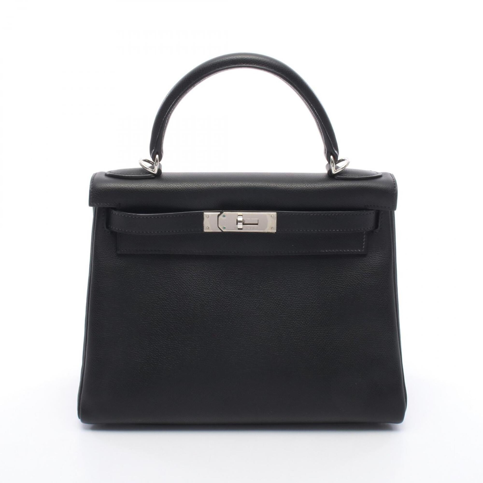 Hermes Black Epsom Leather Handbag (Pre-Owned)