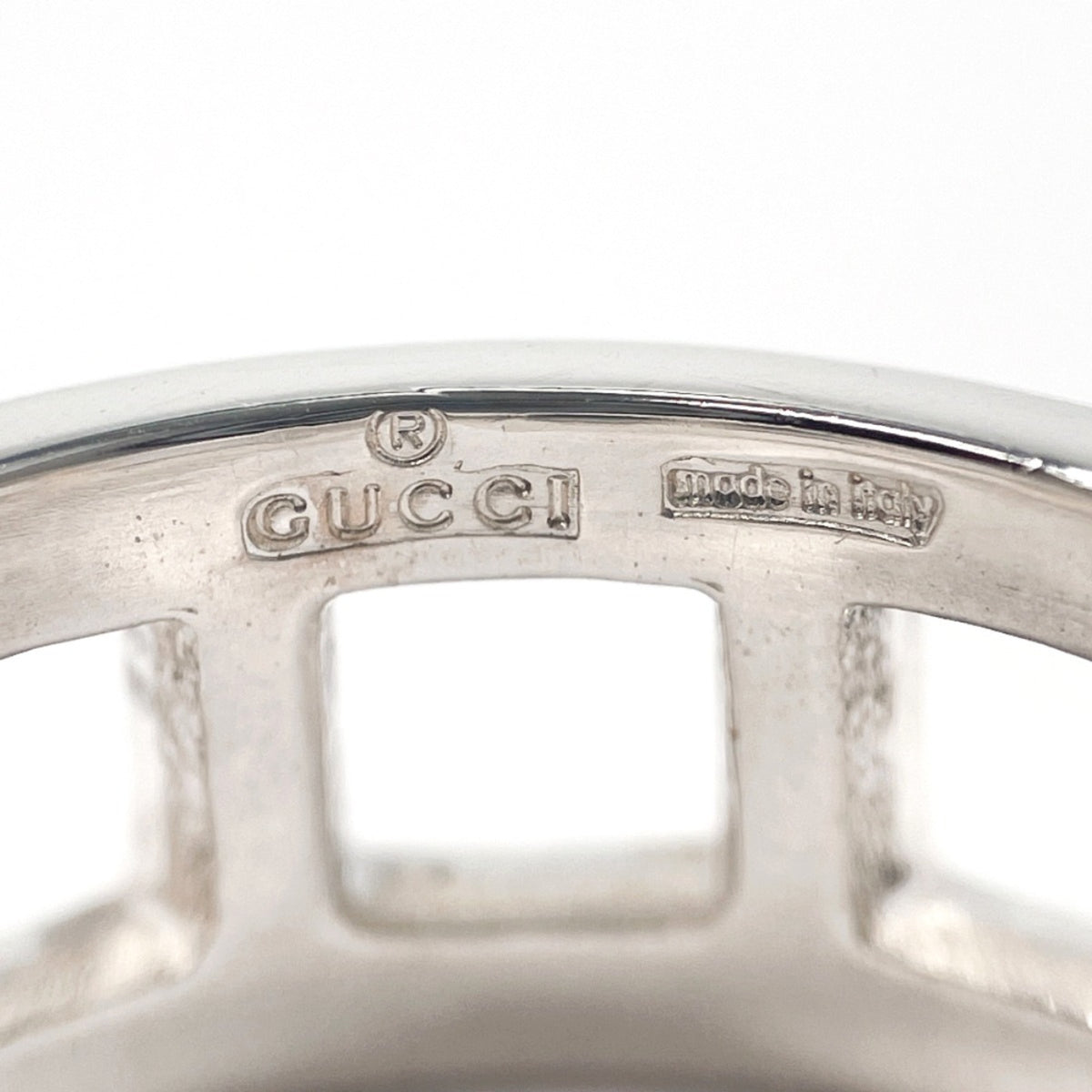 Gucci Silver Silver 925 Band Ring (Pre-Owned)