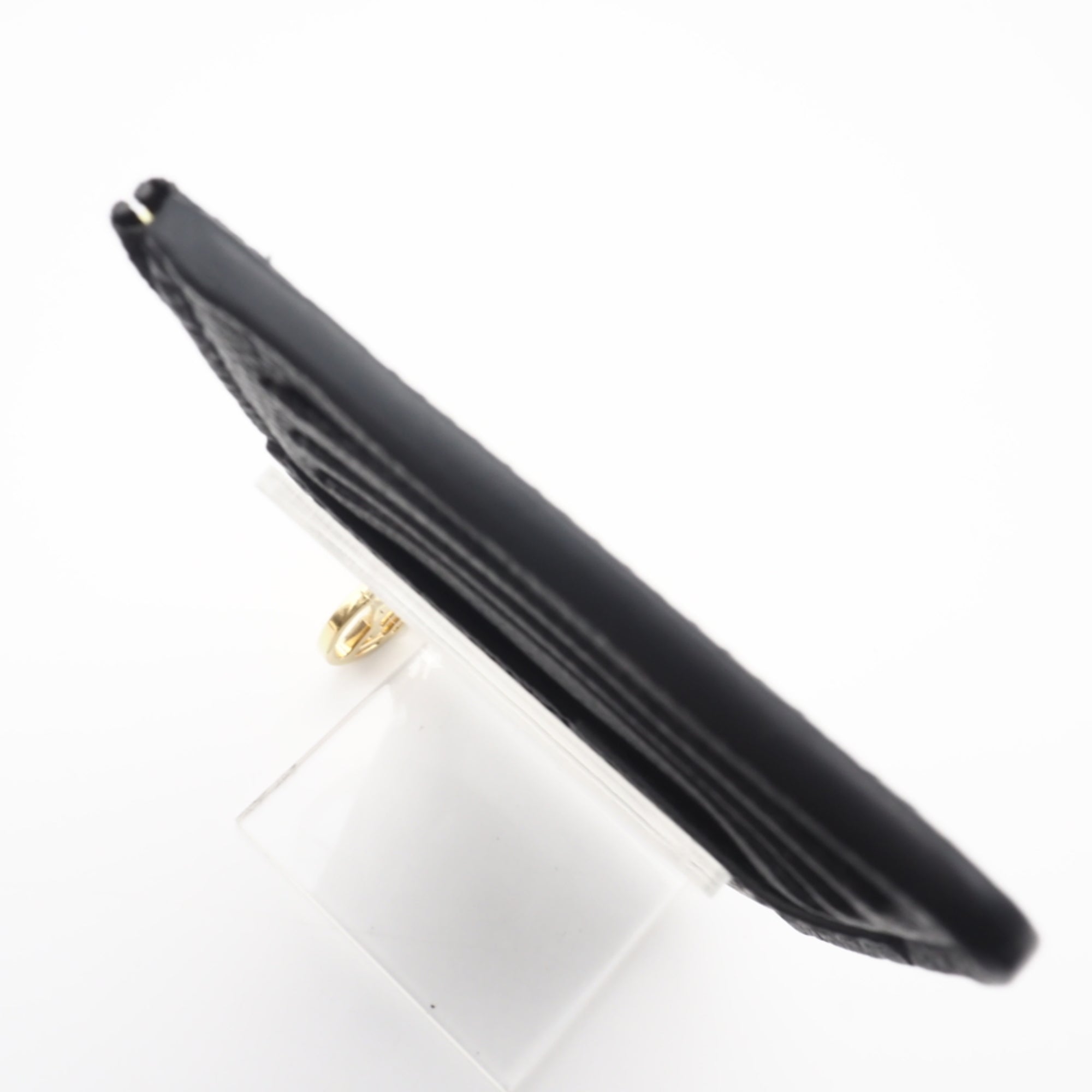 Louis Vuitton Black Noir Leather Coin Purse/Coin Case (Pre-Owned)