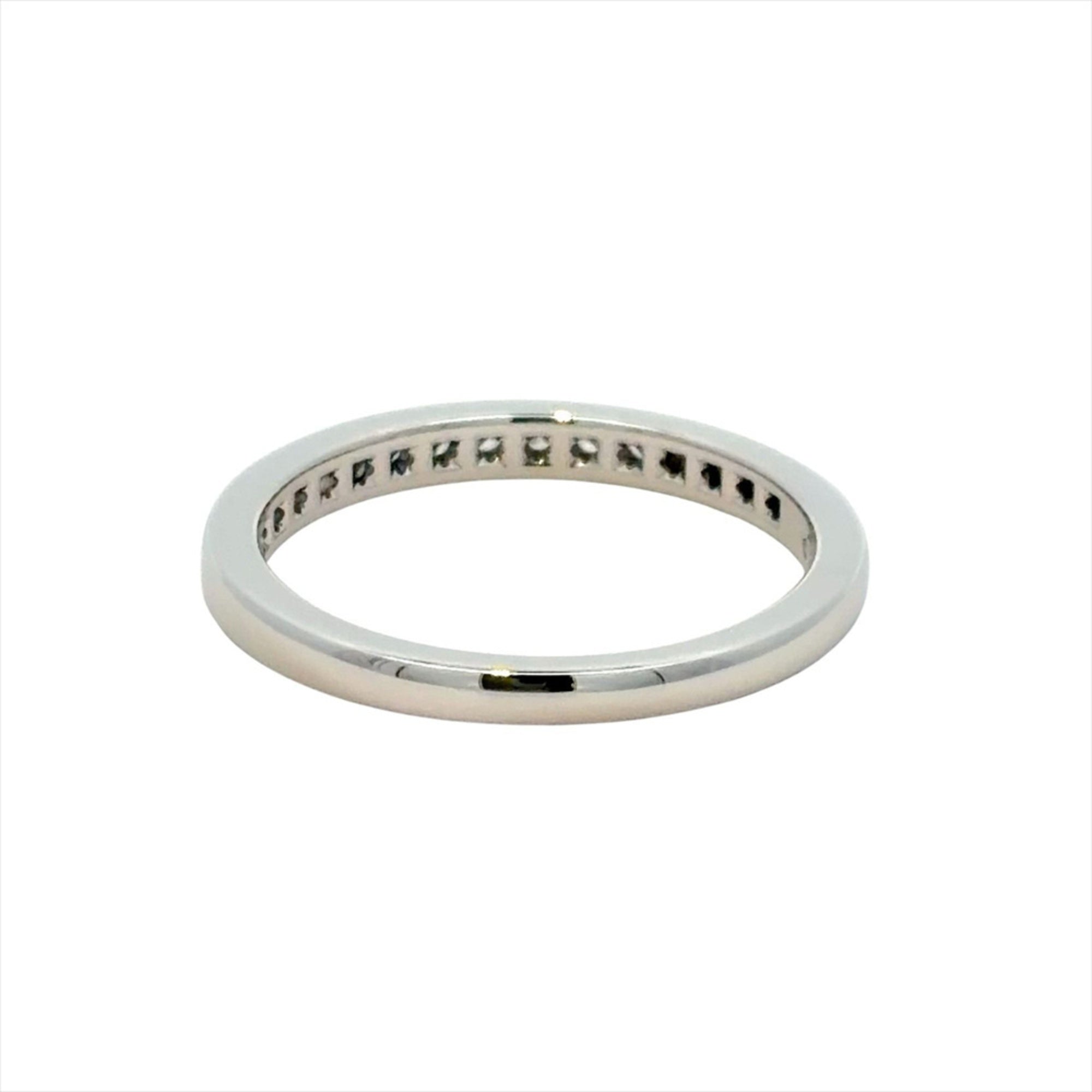 Tiffany Platinum Platinum 950 Band Ring (Pre-Owned)