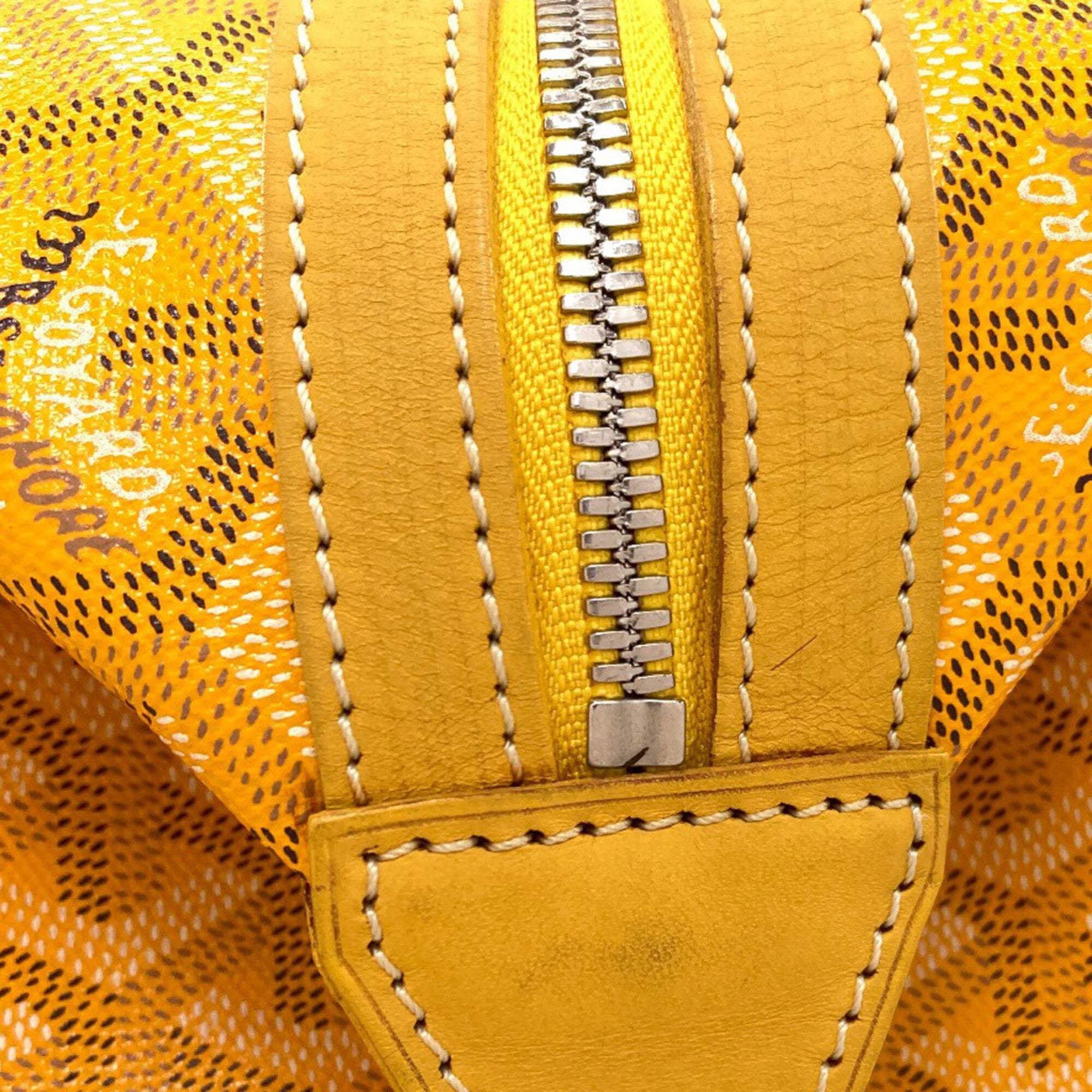Goyard Yellow Pvc Boston Bag (Pre-Owned)