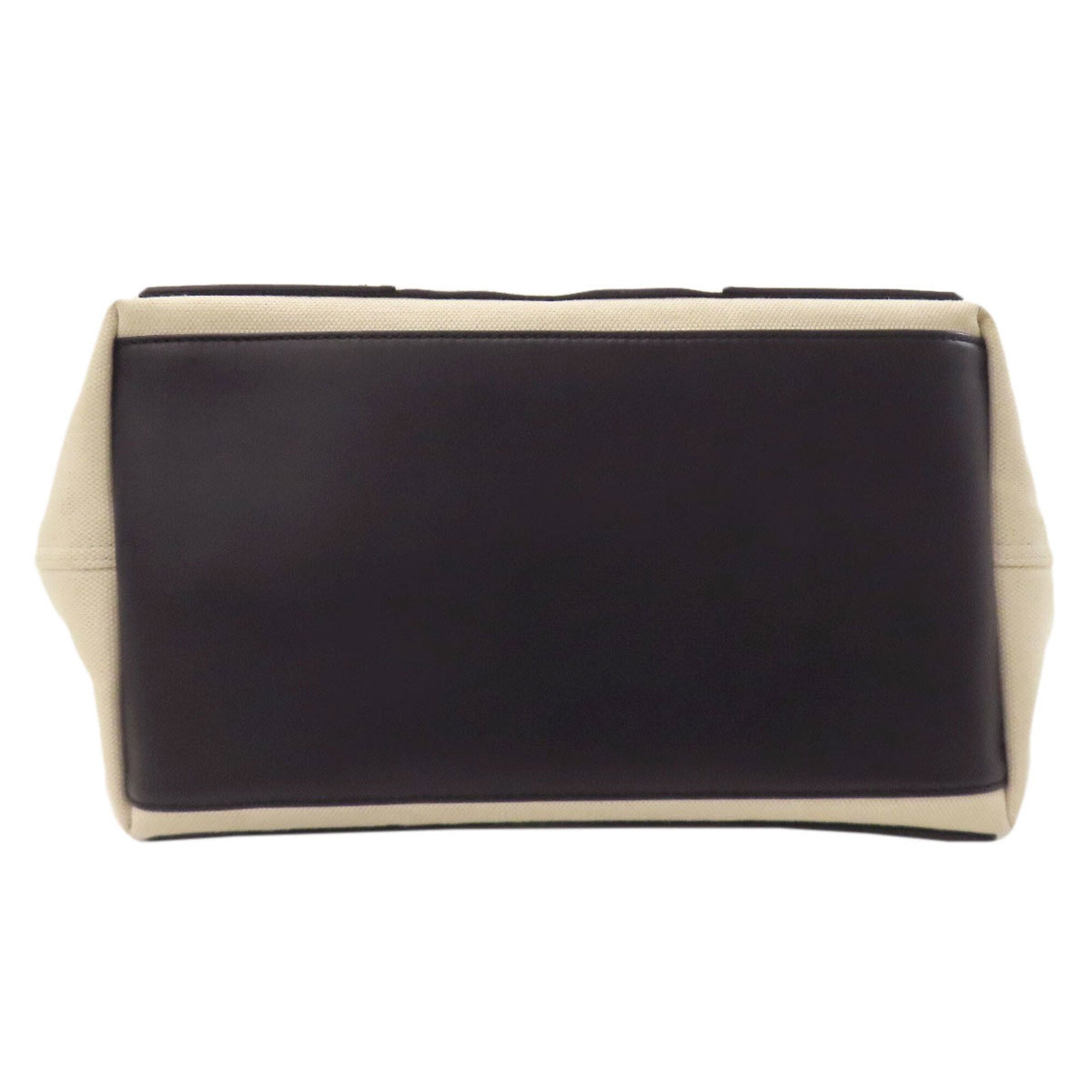 Balenciaga Black White Canvas Handbag Pouch (Pre-Owned)