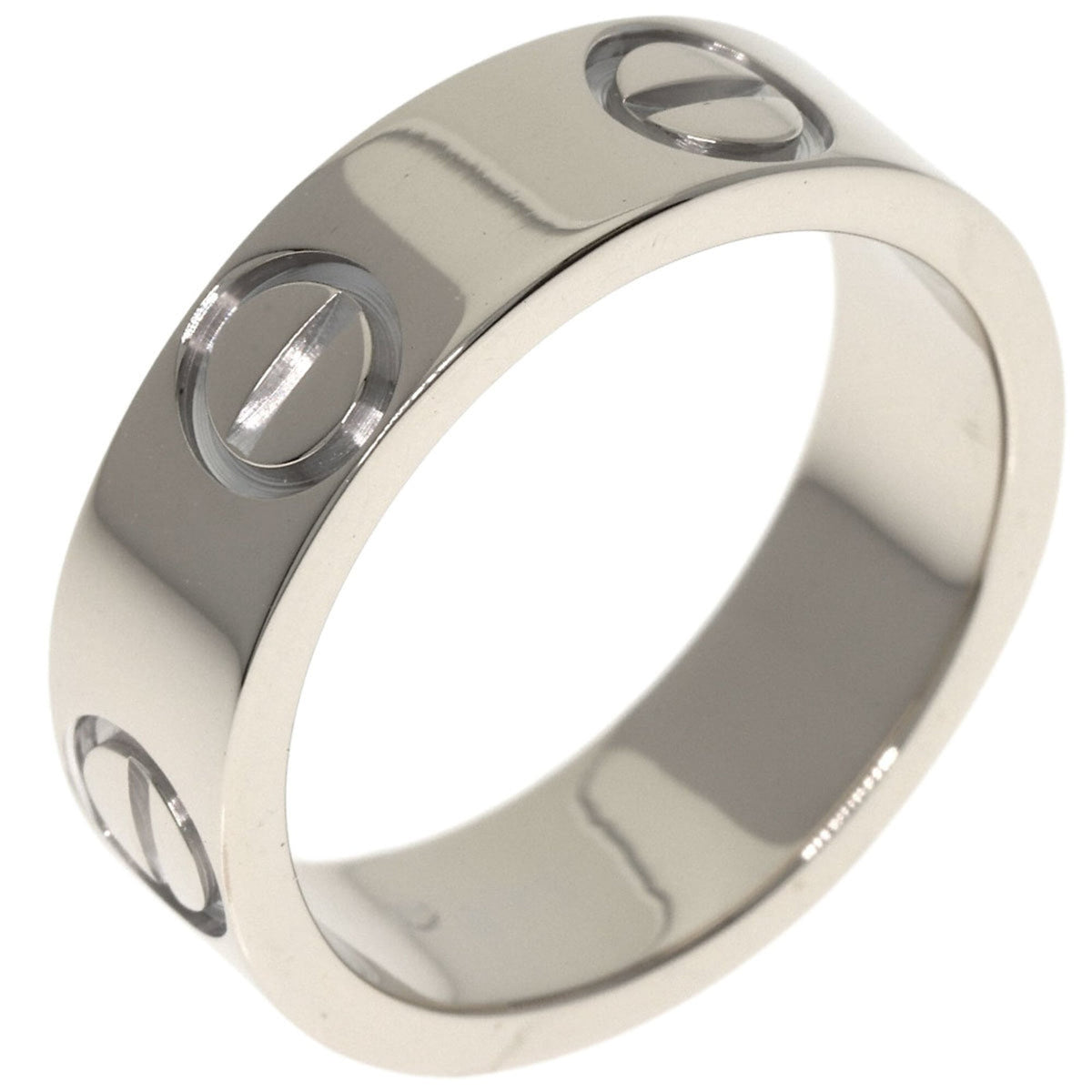 Cartier White Gold White Gold (18K) Band Ring (Pre-Owned)