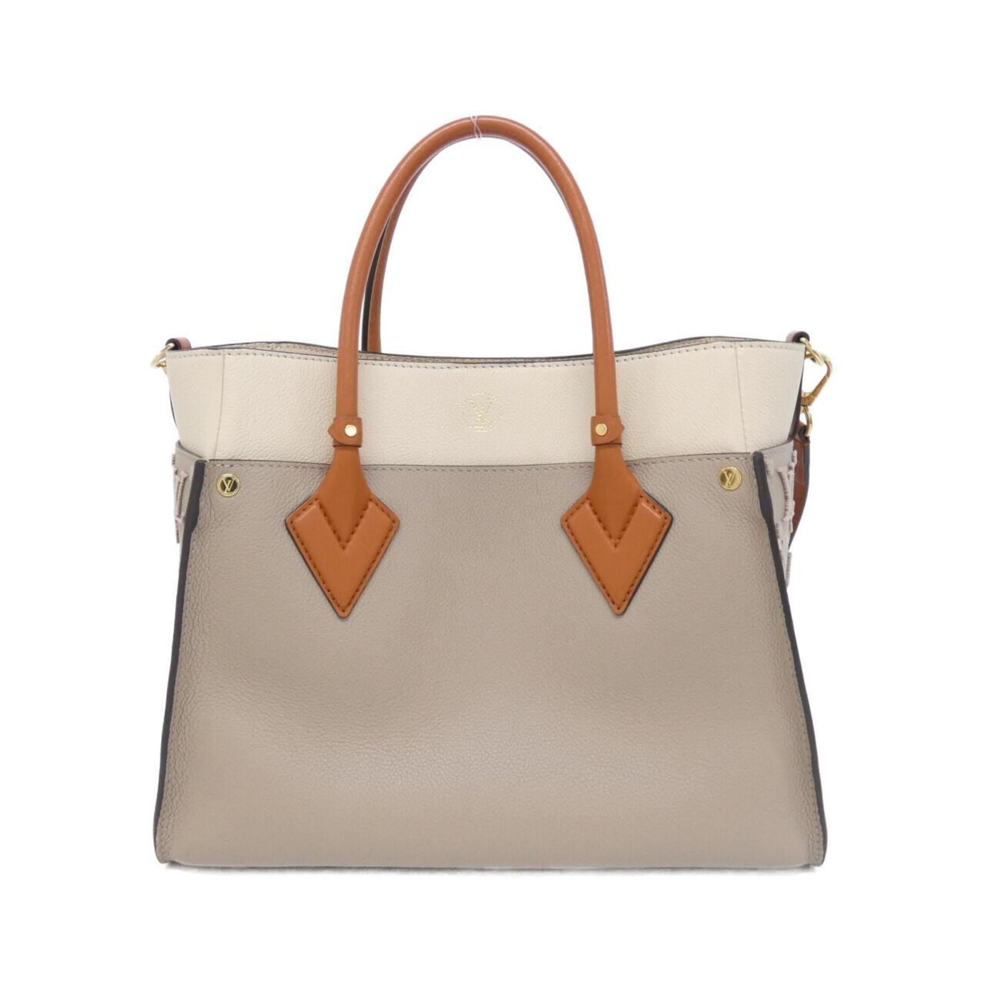 Louis Vuitton Beige Leather Handbag (Pre-Owned)