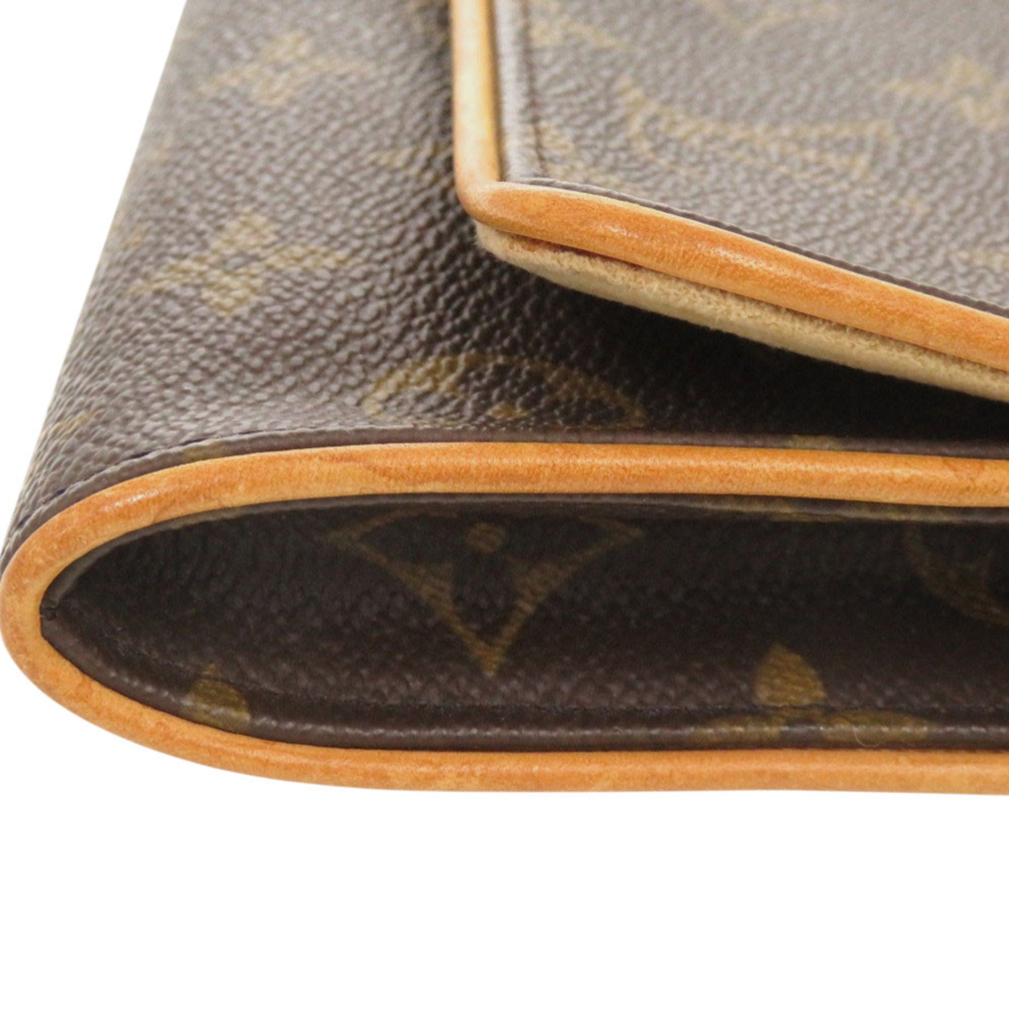 Louis Vuitton Monogram Brown Monogram Pochette Shoulder Bag (Pre-Owned)