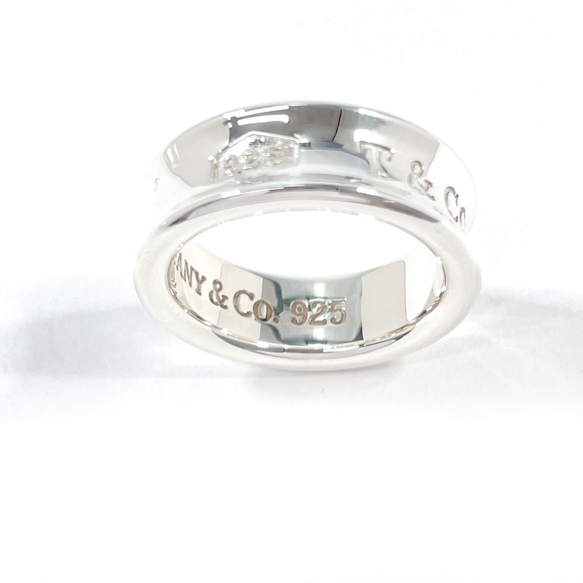 Tiffany Silver Silver 925 Band Ring (Pre-Owned)