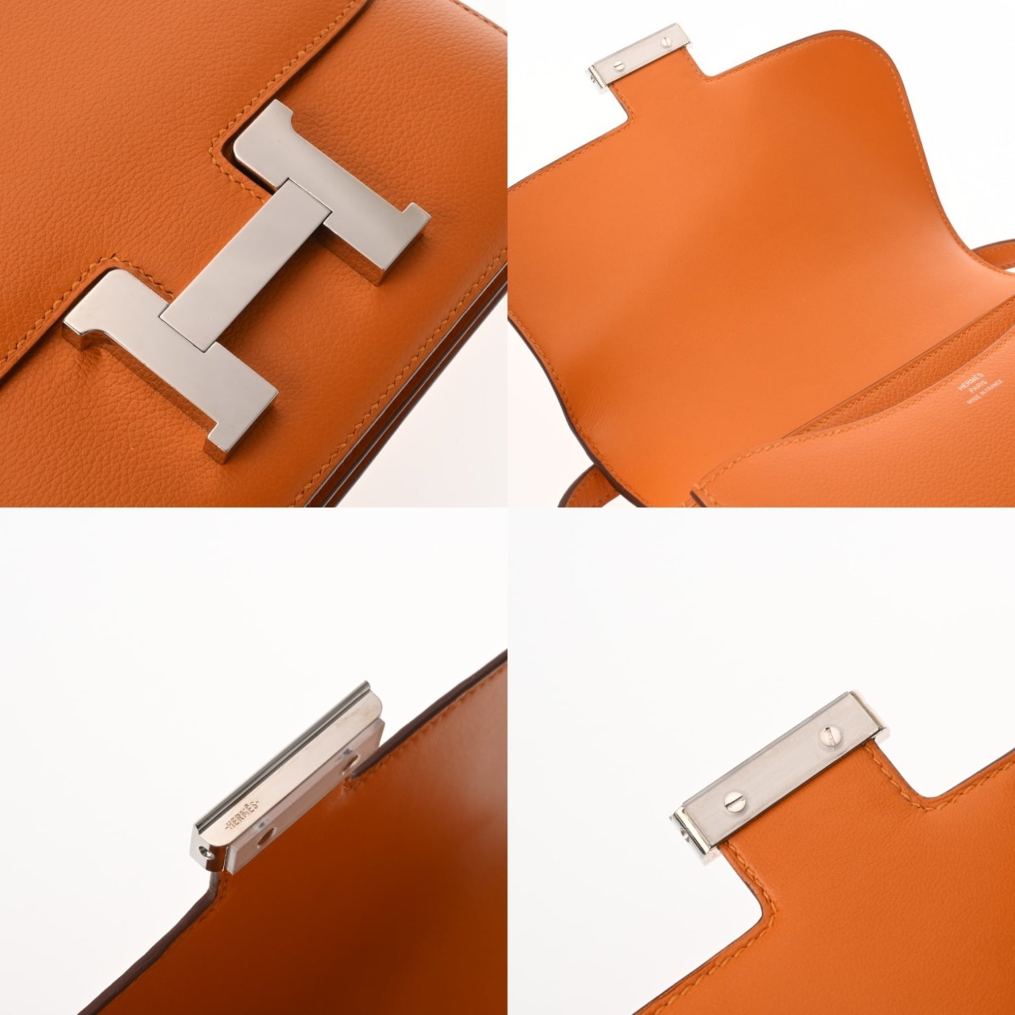 Hermes Apricot Shoulder Bag (Pre-Owned)