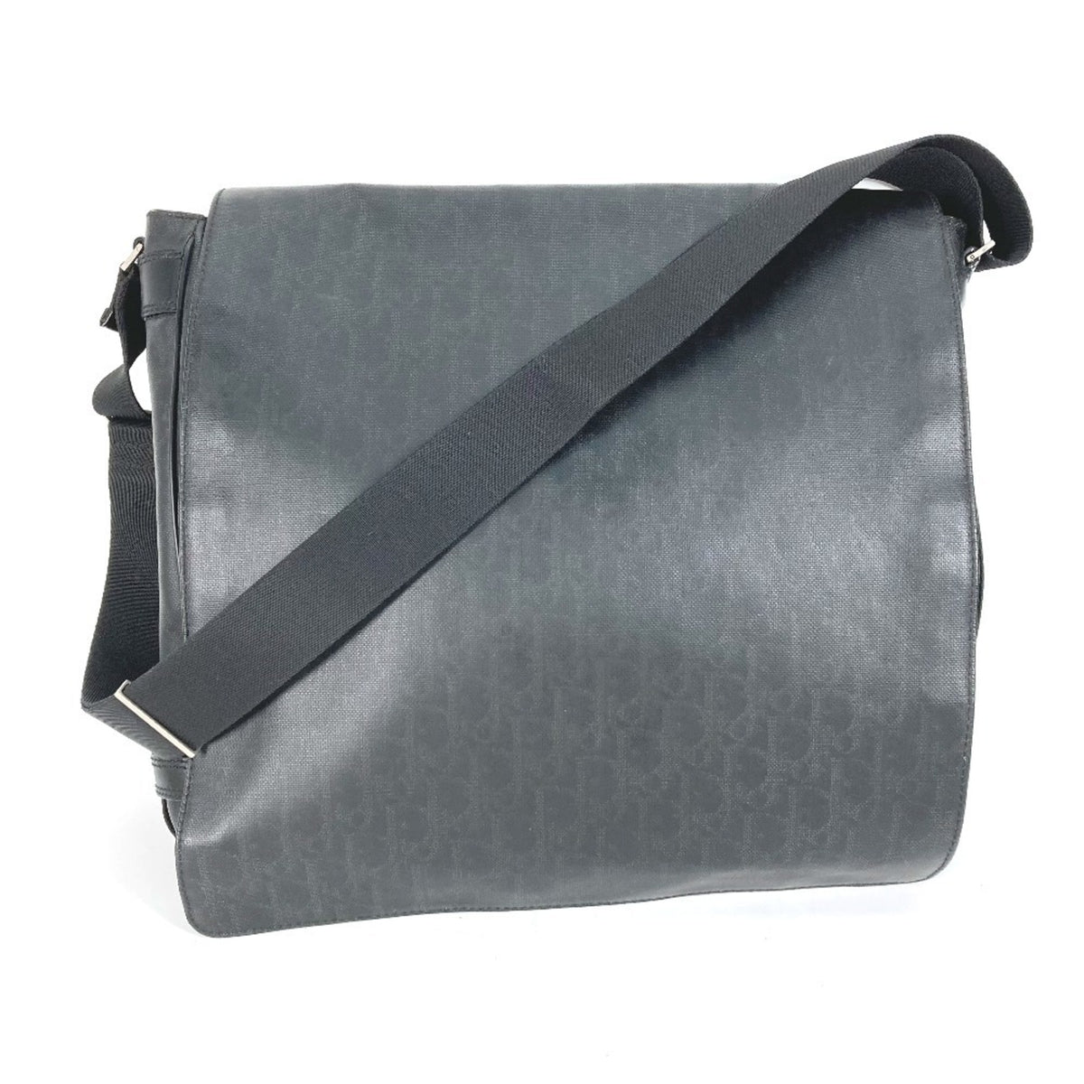 Dior Homme Black Pvc Messenger Bag Shoulder Bag (Pre-Owned)