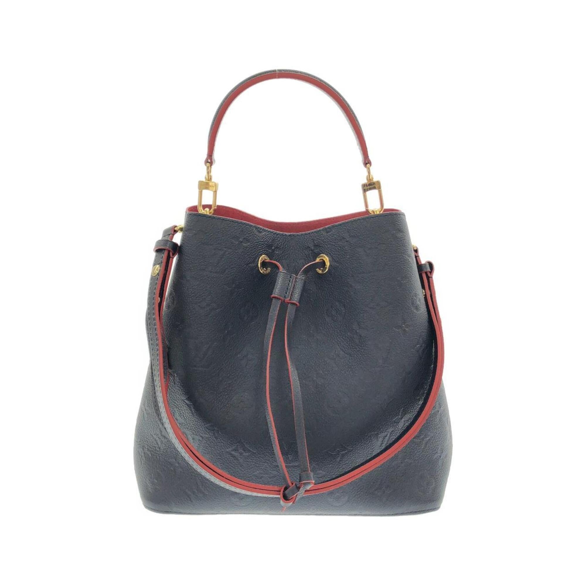 Louis Vuitton Marine Rouge Leather Shoulder Bag (Pre-Owned)