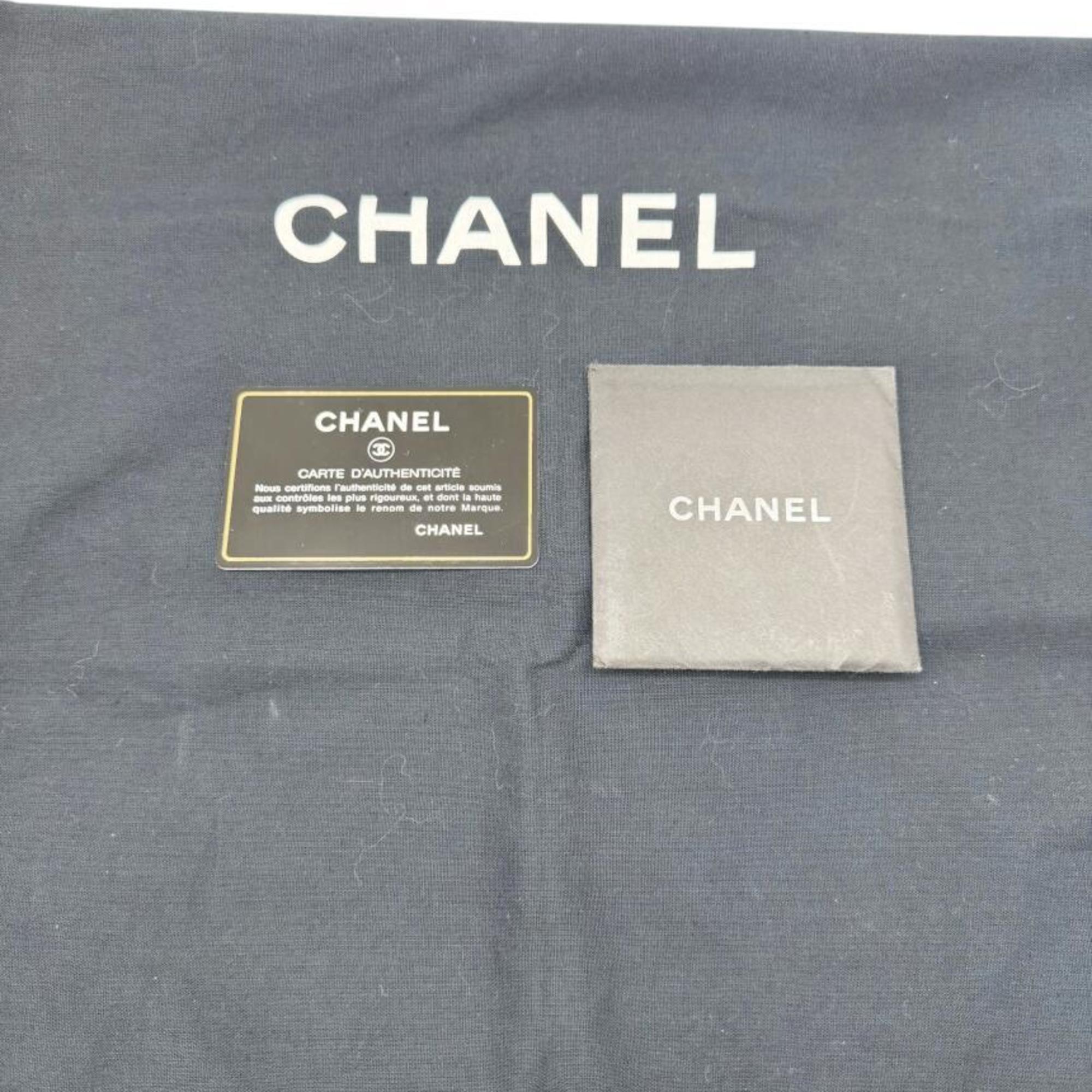 Chanel Beige Grained Calfskin Handbag Tote Bag (Pre-Owned)