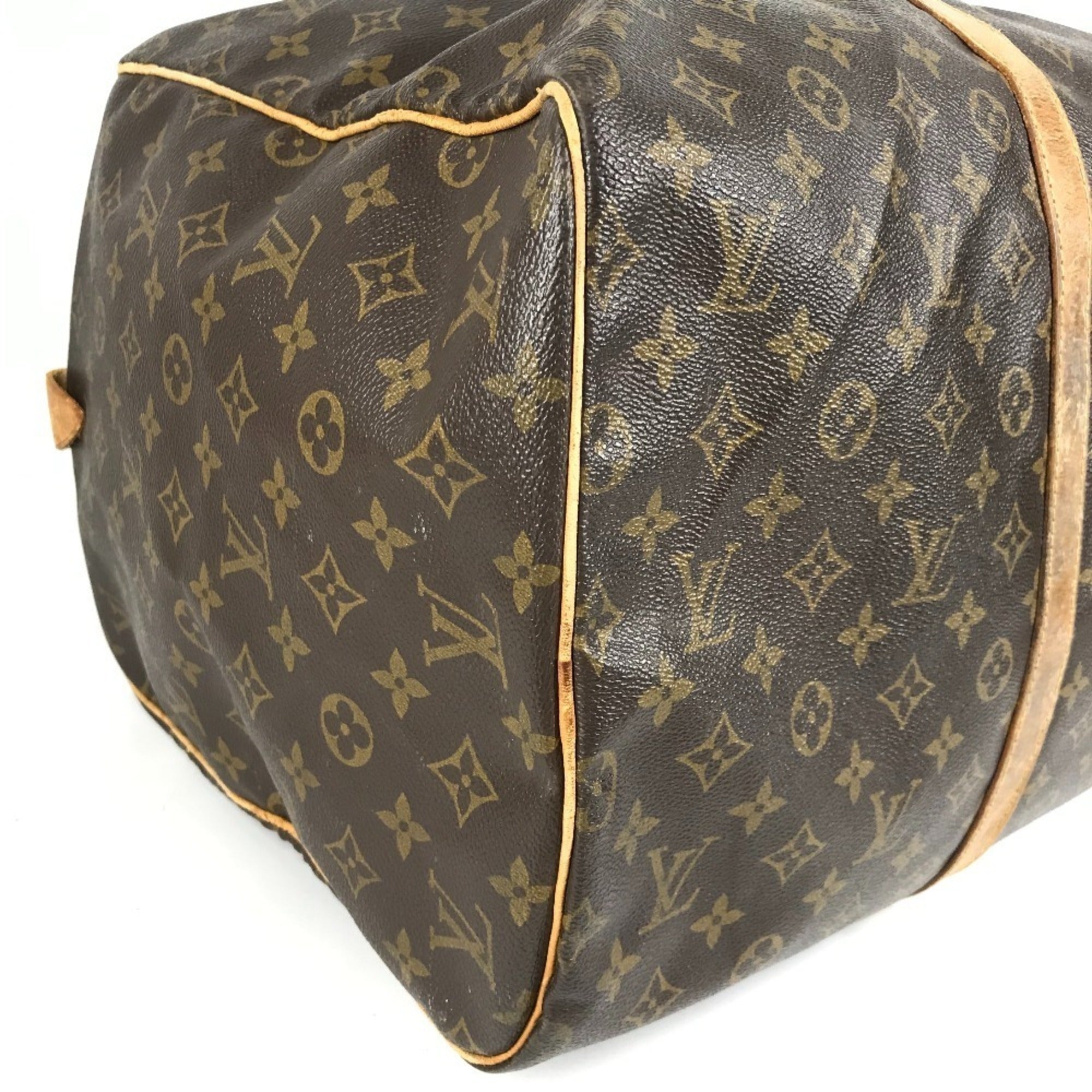 Louis Vuitton Brown Monogram Canvas Boston Bag Handbag (Pre-Owned)