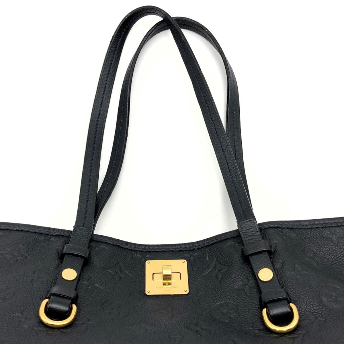 Louis Vuitton Black Infini Monogram Monogram Empreinte Pouch Shoulder Bag Tote Bag (Pre-Owned)