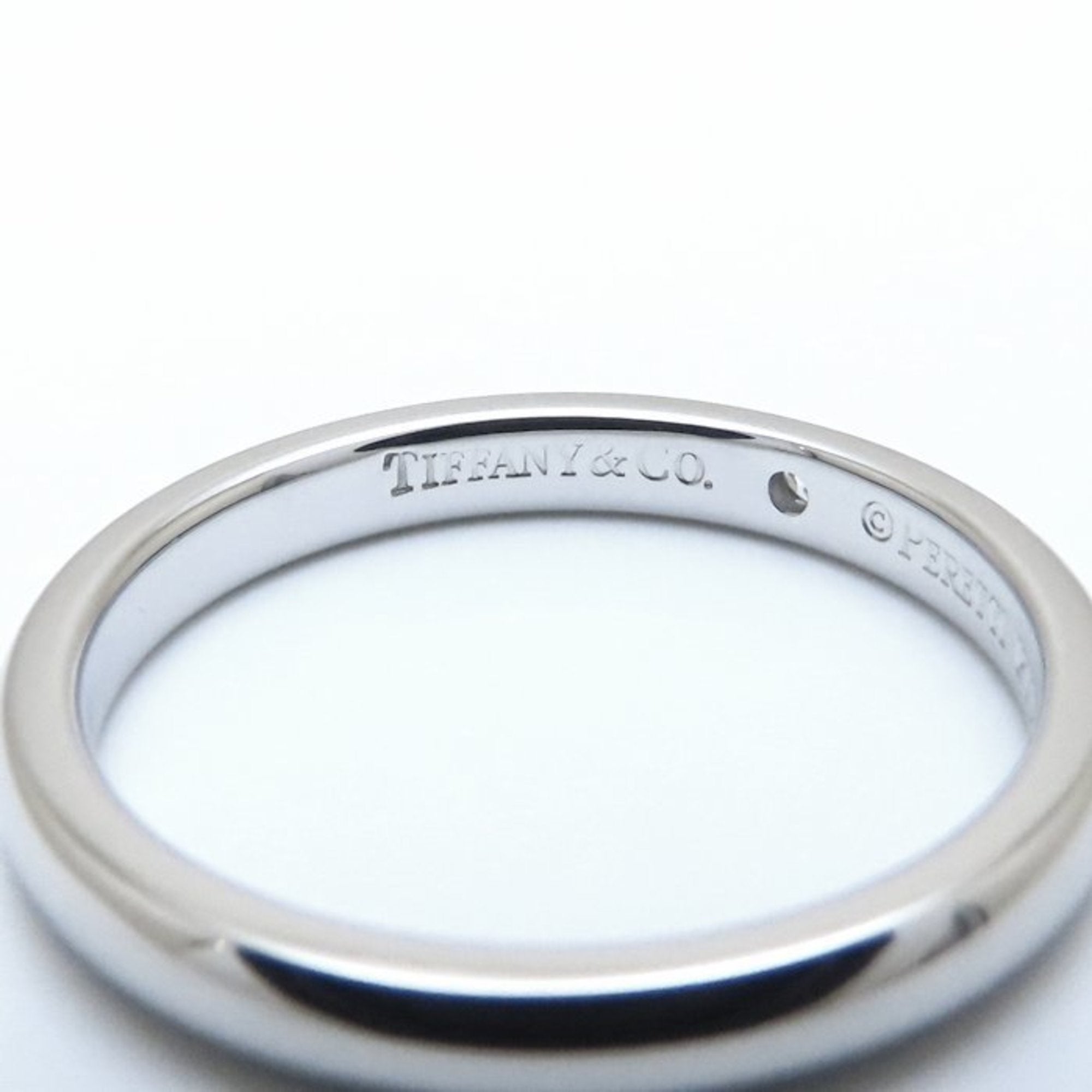 Tiffany Platinum Platinum Band Ring (Pre-Owned)