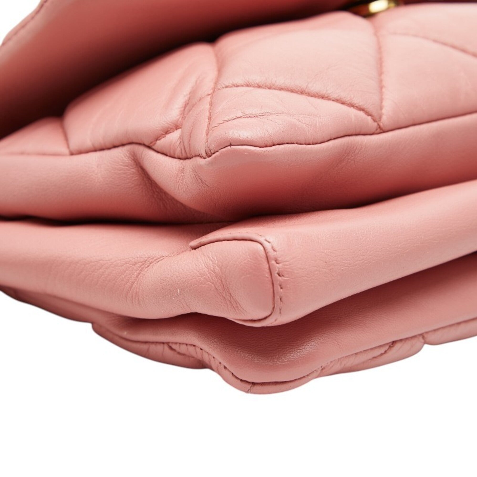 Salvatore Ferragamo Pink Leather Shoulder Bag (Pre-Owned)