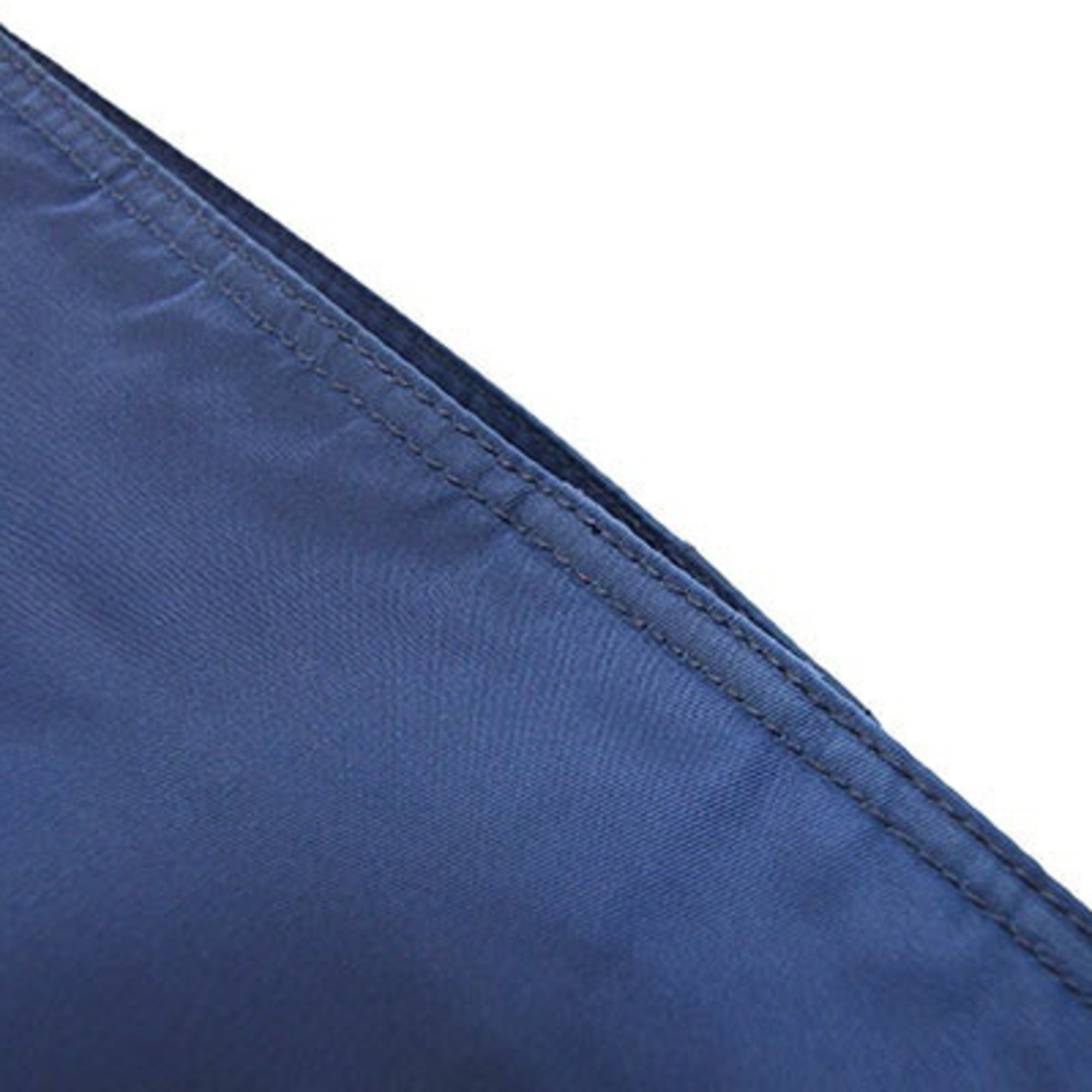 Prada Navy Nylon Leather Messenger Bag Shoulder Bag (Pre-Owned)