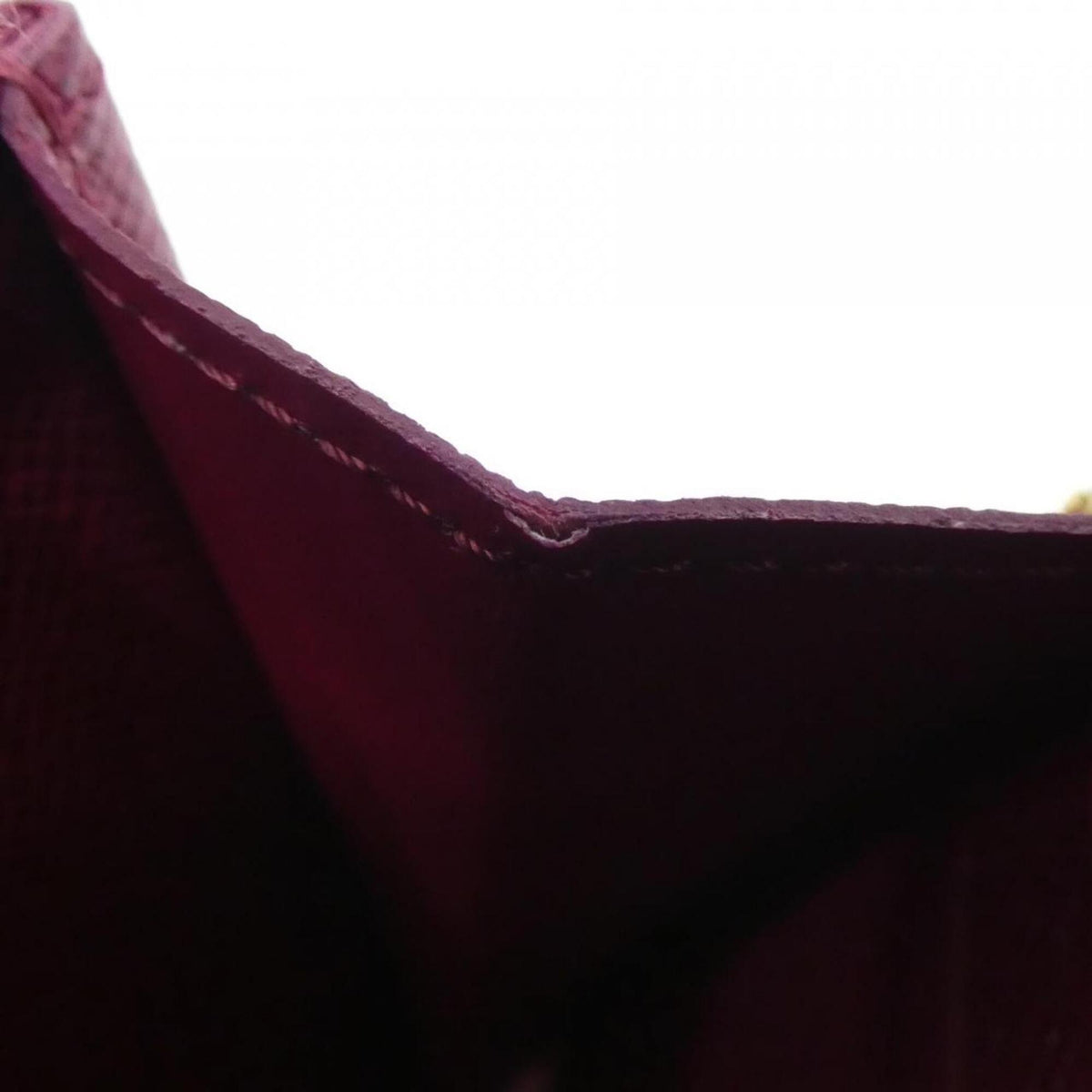 Louis Vuitton Fuchsia Marron Coated Canvas Long Wallet (Bi-Fold) (Pre-Owned)