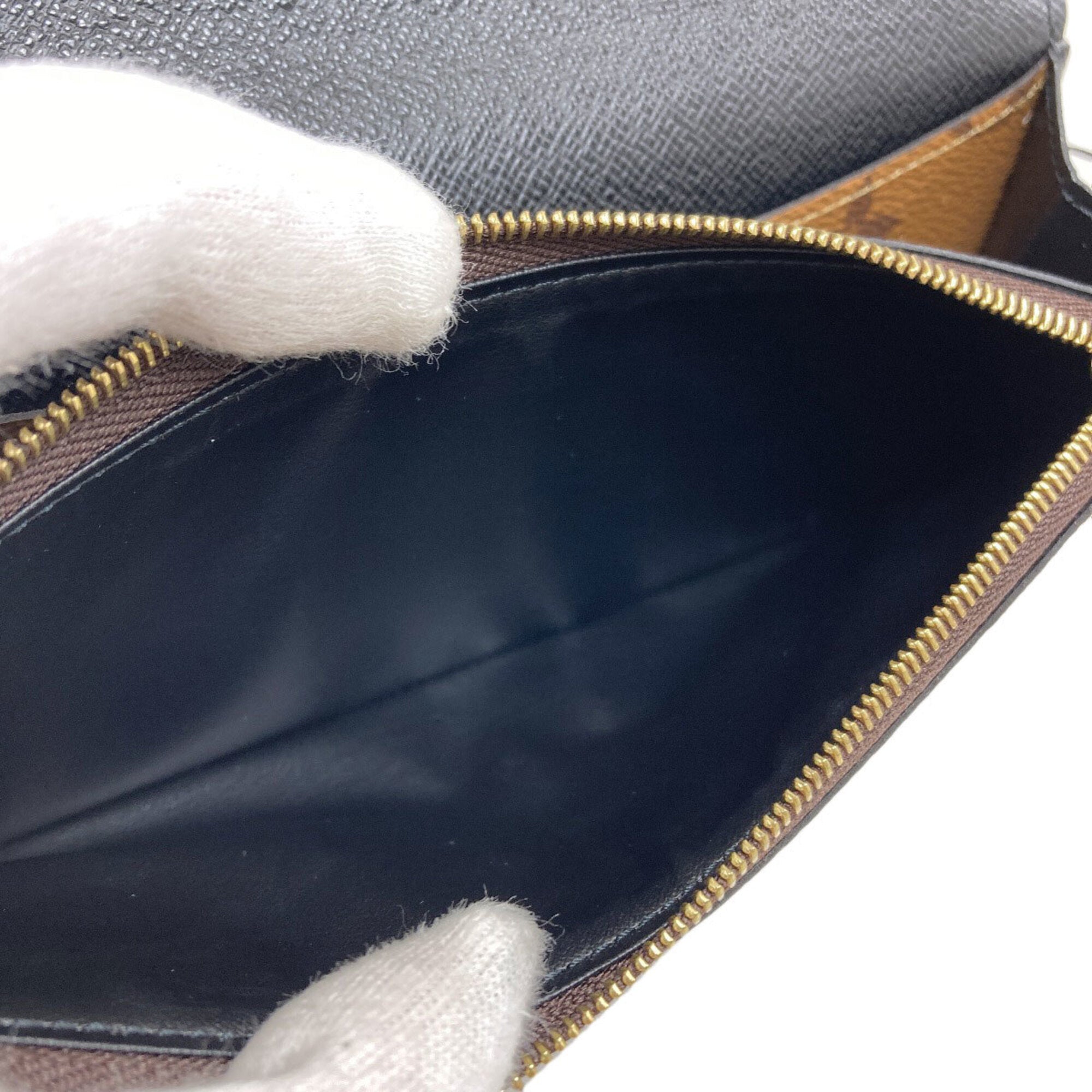 Louis Vuitton Brown Monogram Reverse Monogram Reverse Long Wallet (Bi-Fold) (Pre-Owned)