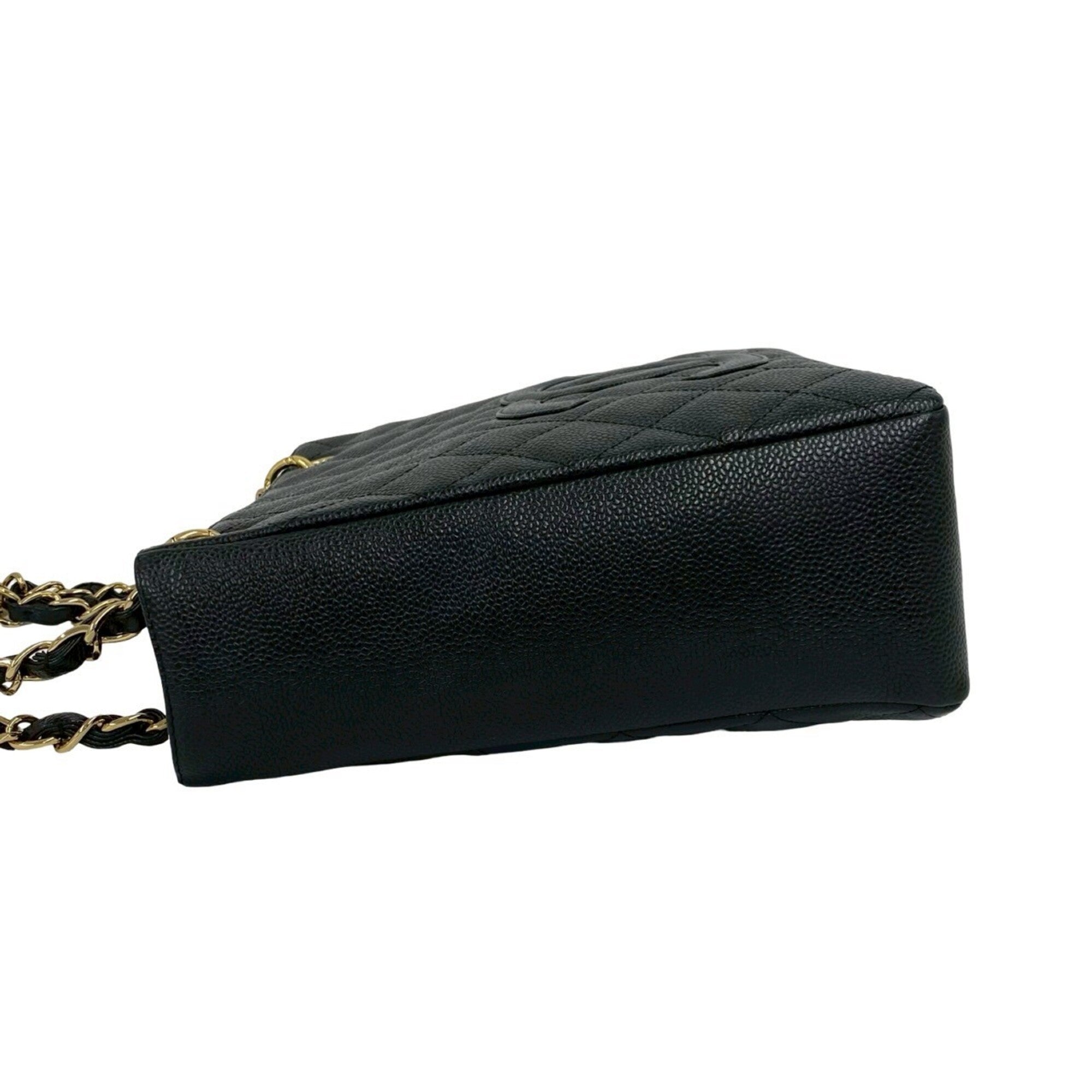 Chanel Black Grained Calfskin Tote Bag (Pre-Owned)